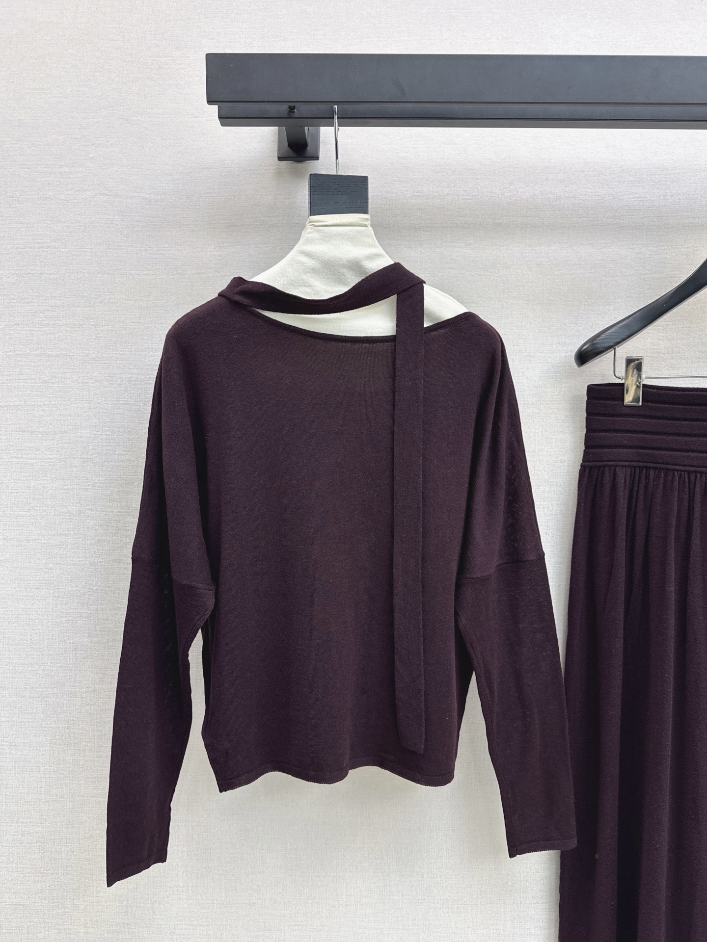 Row 26fw wool knitwear pants sets