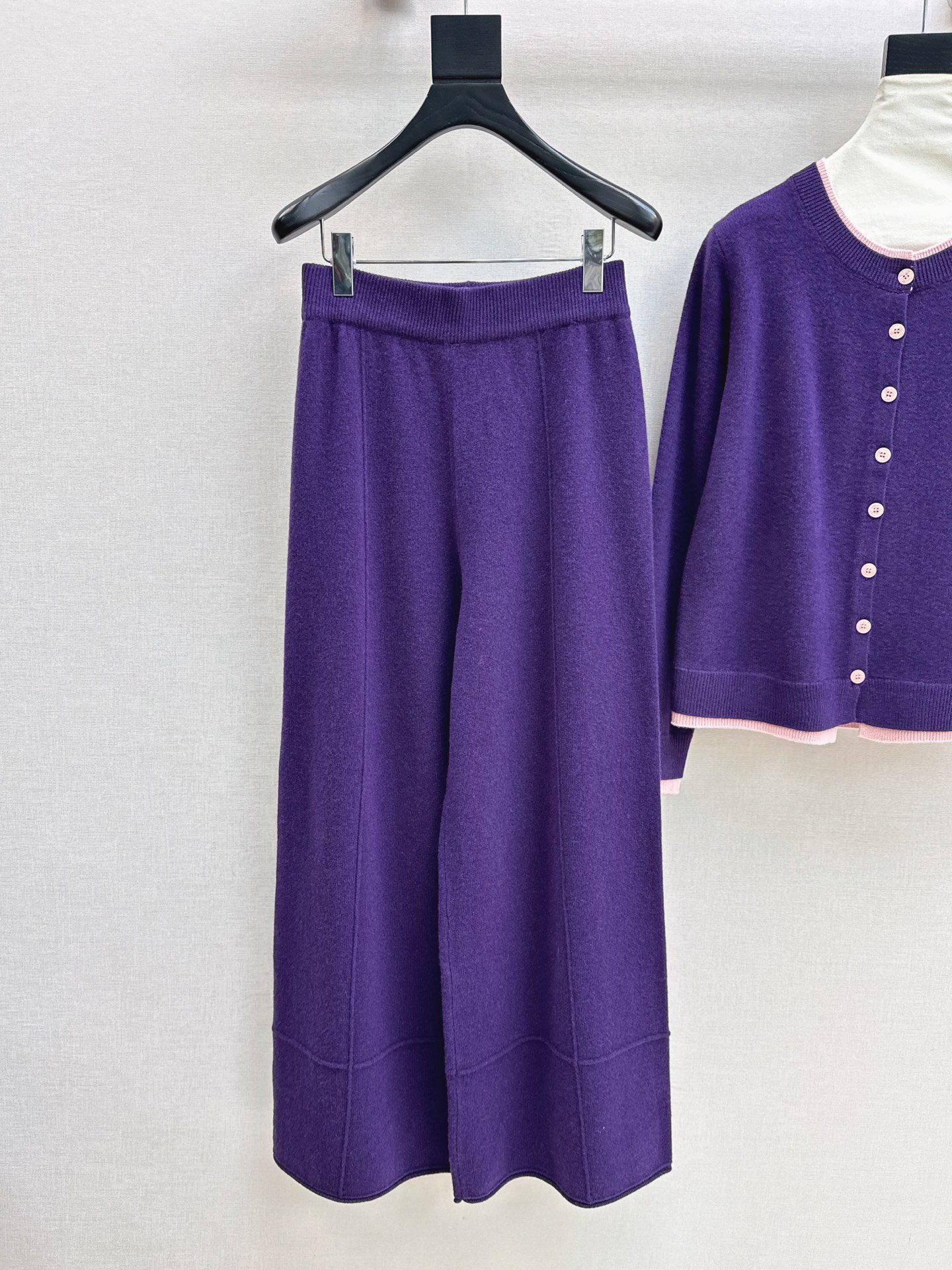 Max 26fw knit cardigan pants sets