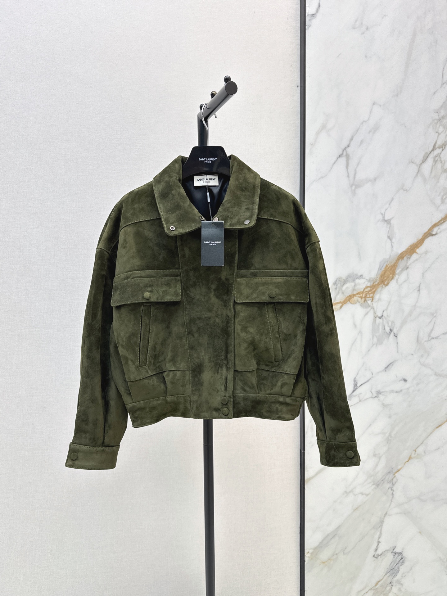 Sain 26fw suede leather jacket