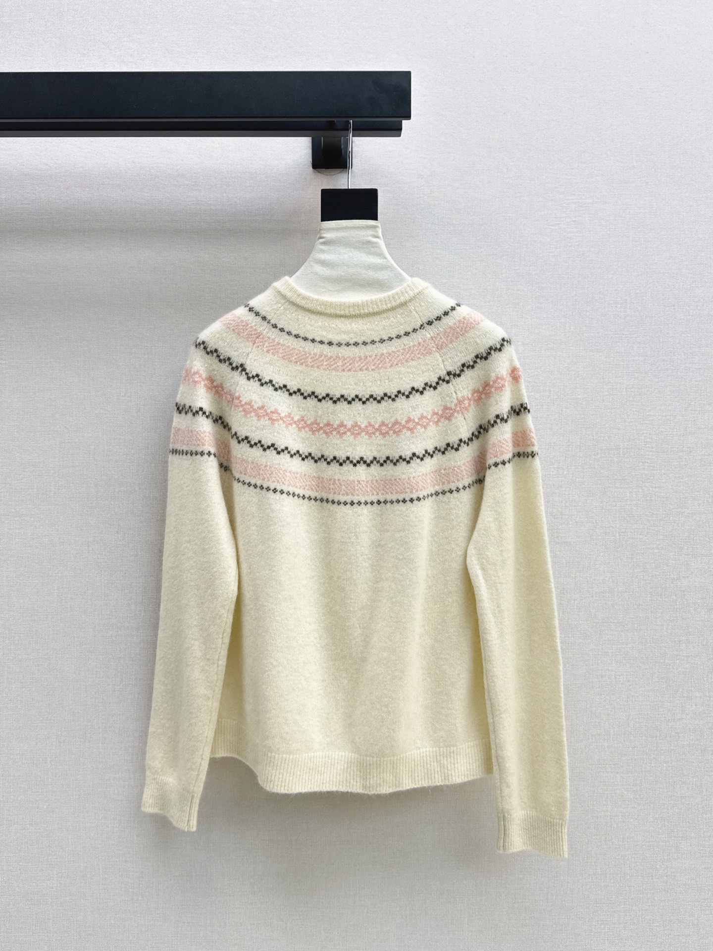 Max 26fw fair isle knit cardigan