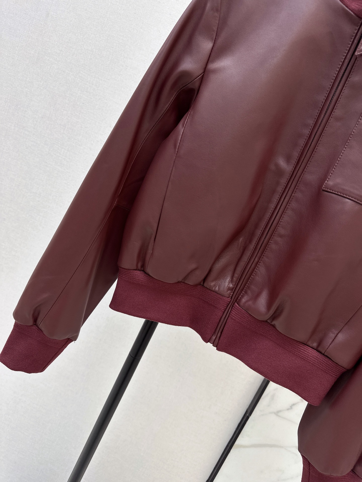 Loe 26fw leather jacket
