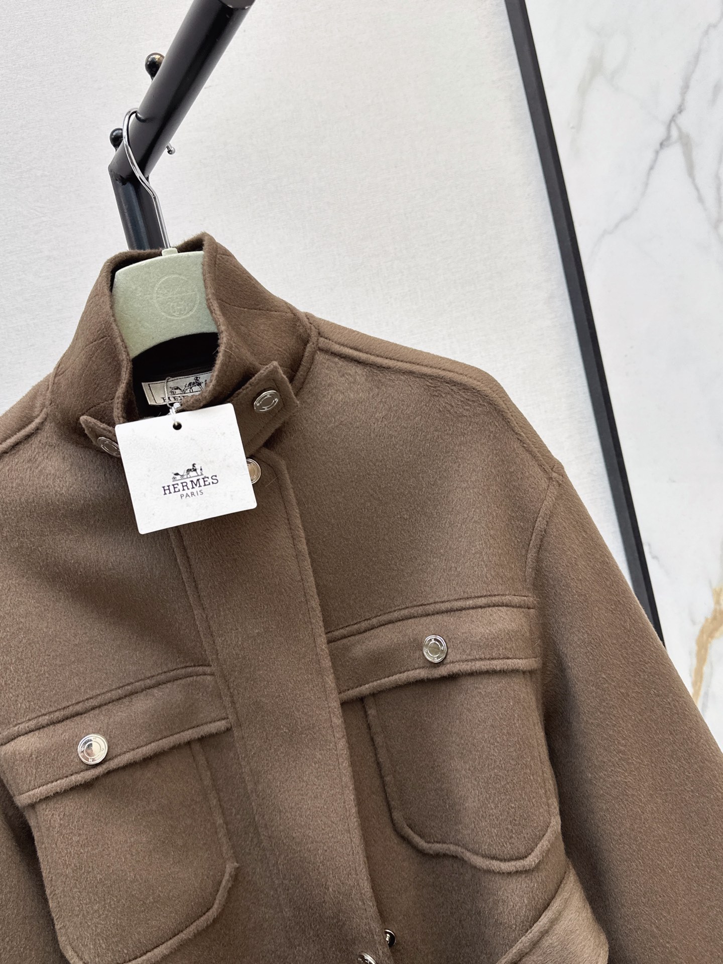 Her 26fw woolen belted jacket