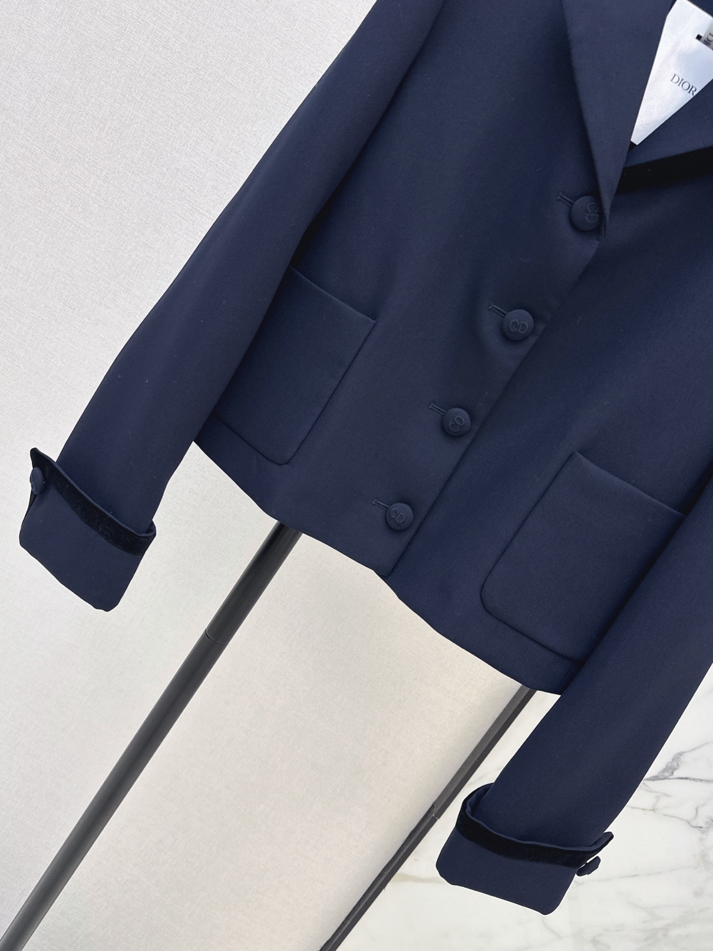 CD 26fw bow cropped jacket