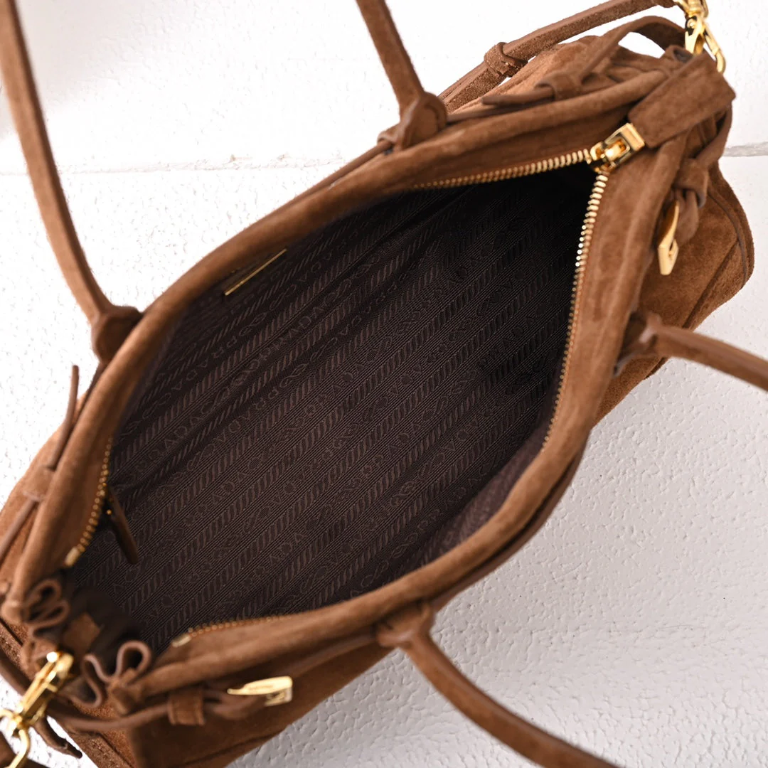 PD LuxSoft Medium Nubuck leather handbag
