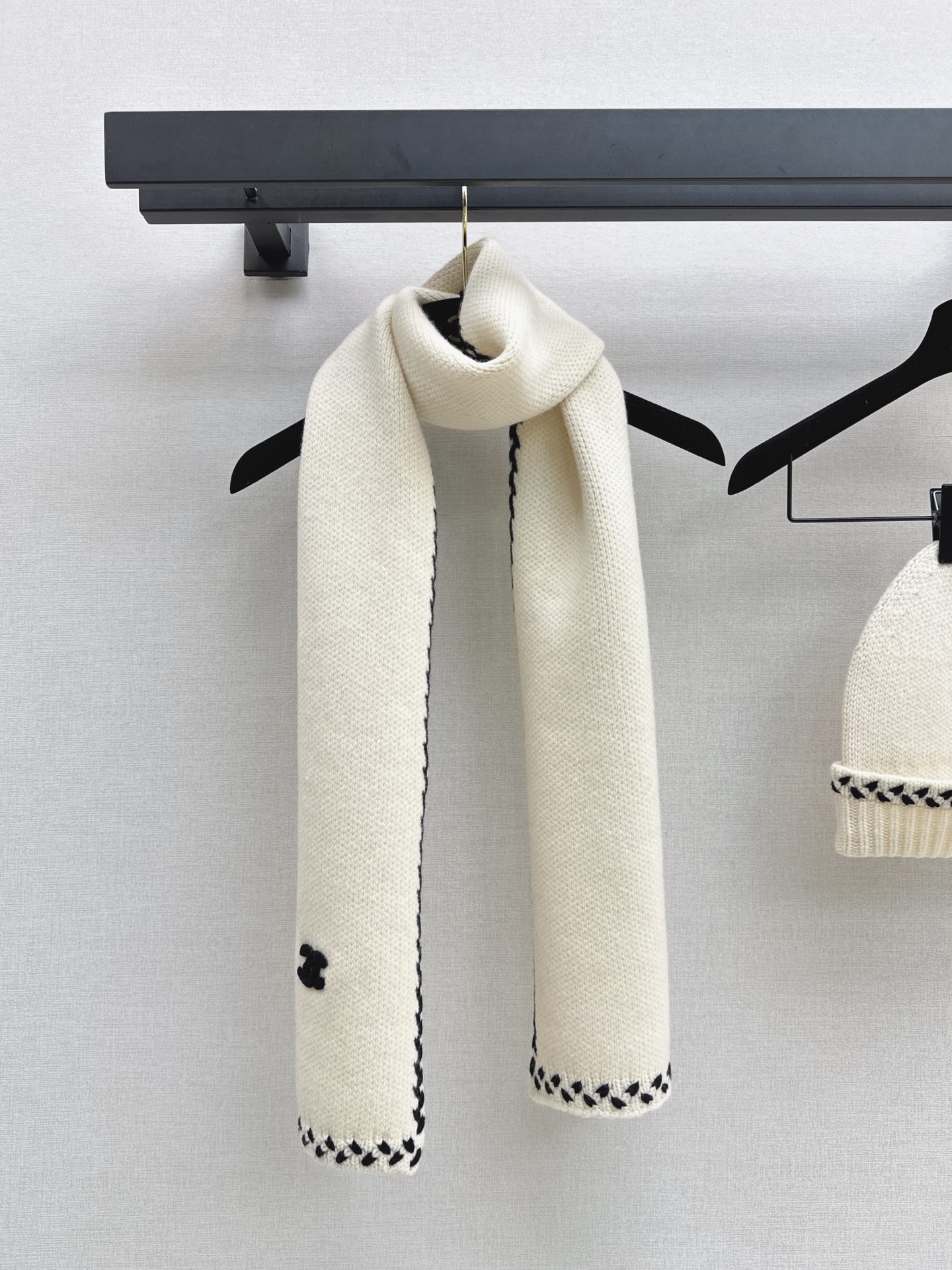 Chan 26fw knit beanie scarf sets
