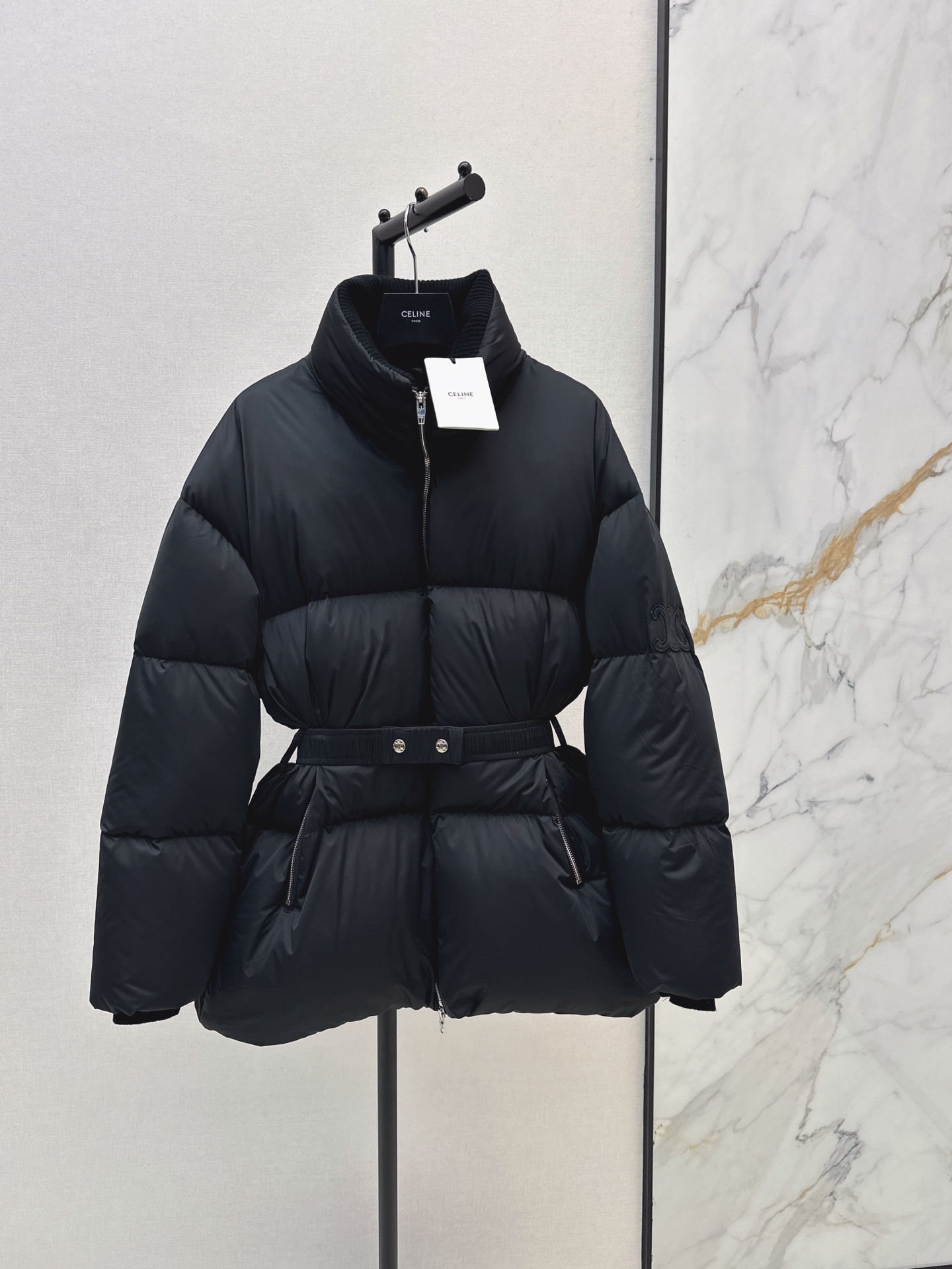 Celi 26fw belted down jacket