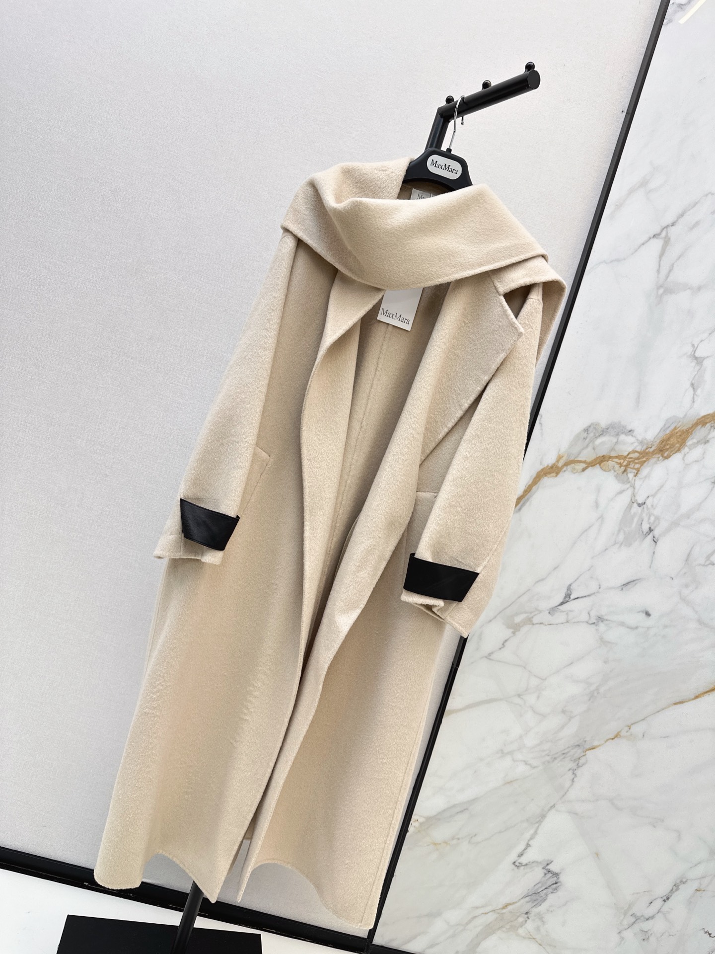 Loui 26fw woolen scarf overcoats