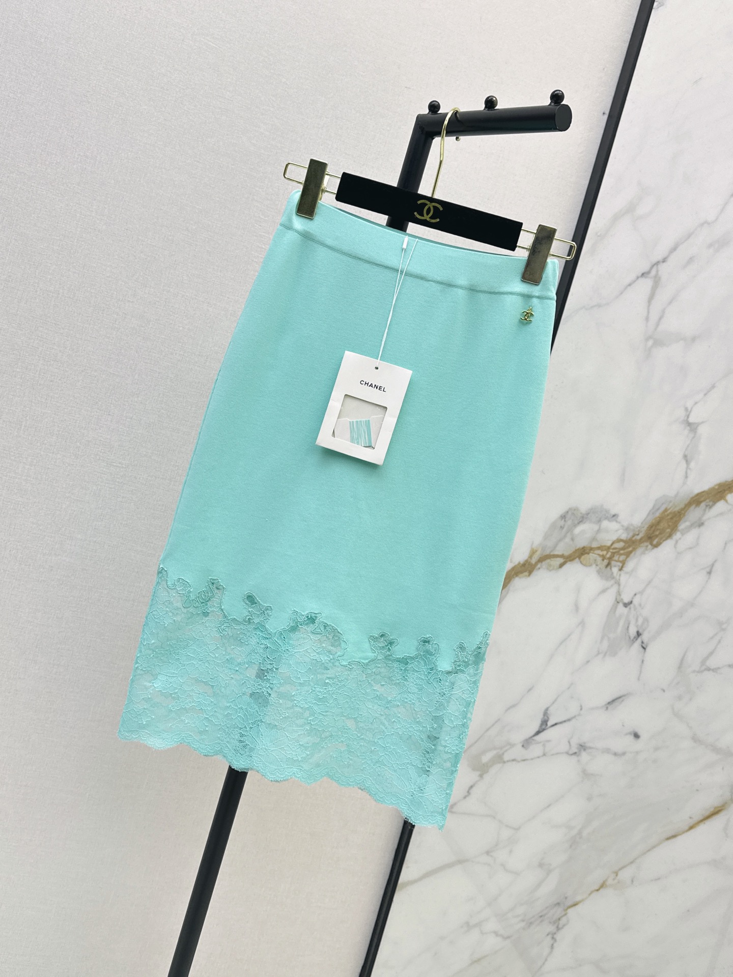 Chan 26fw contract lace skirt