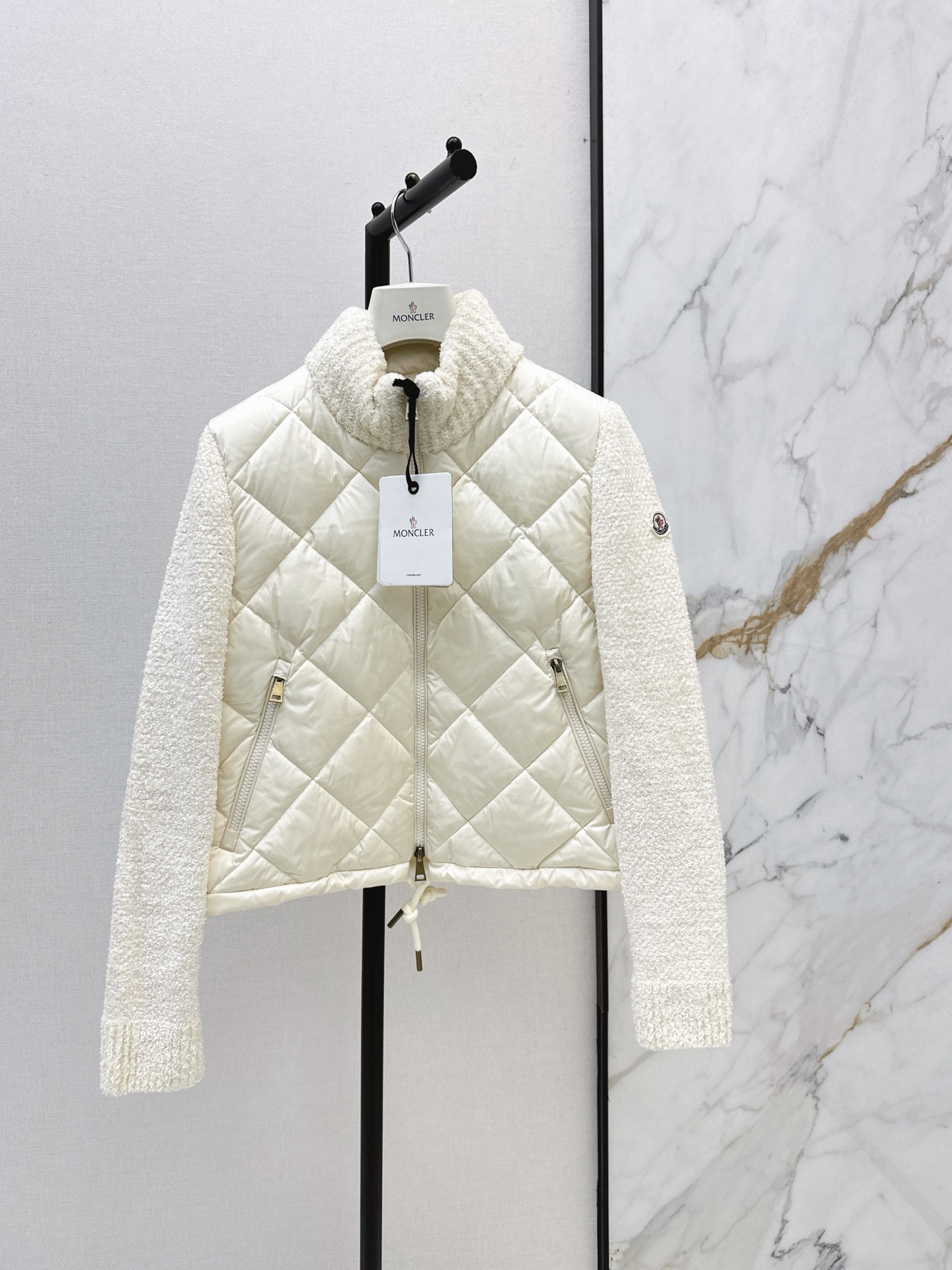 Monc 26fw knit contract down jacket