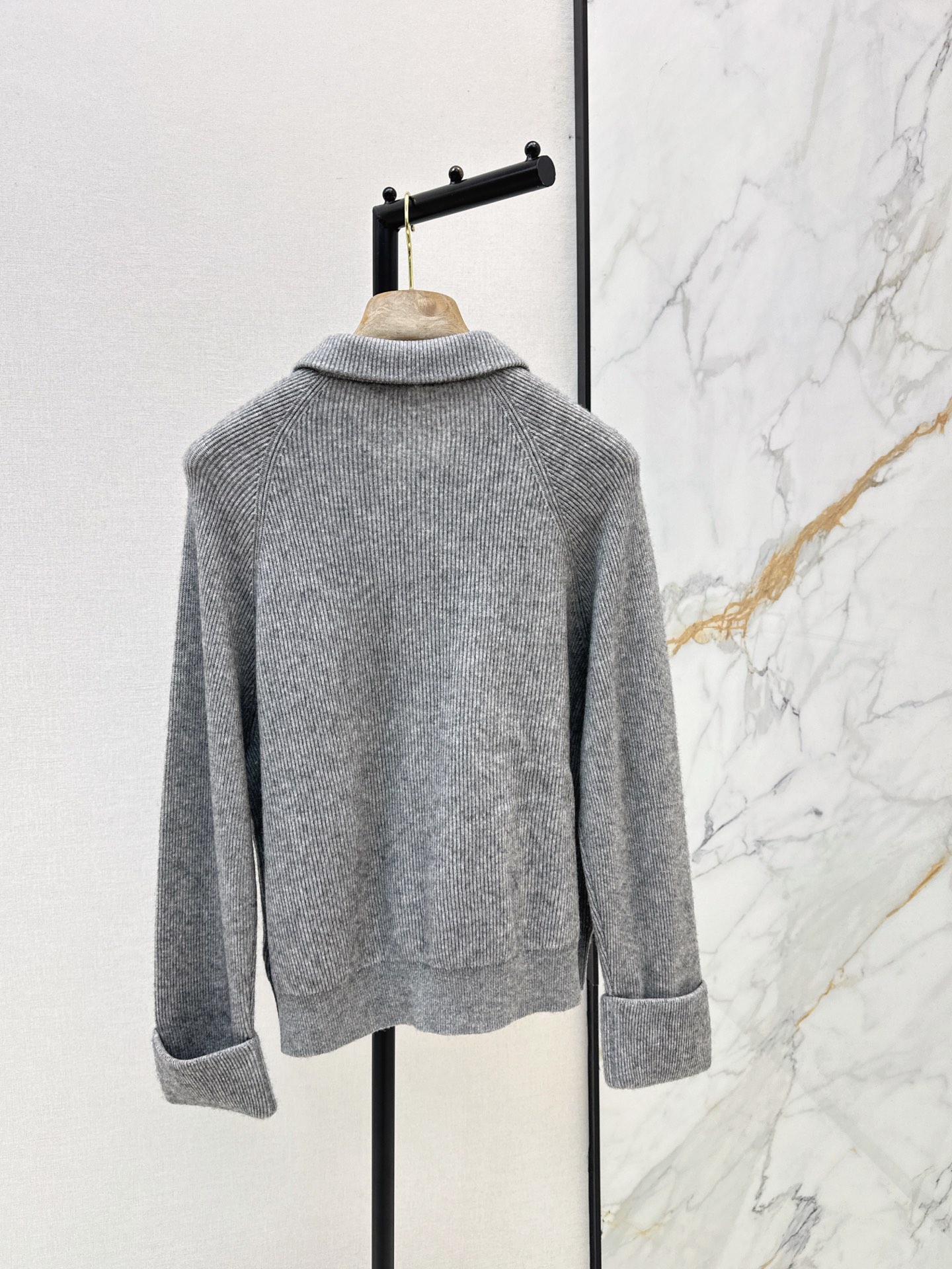 Brun 26fw cashmere knit jacket