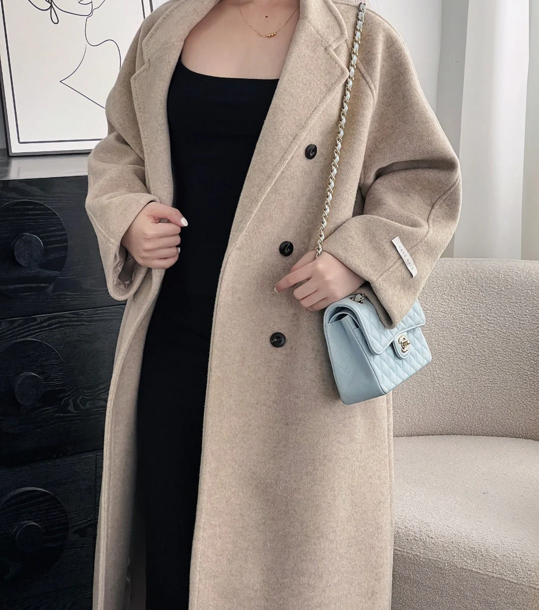 Chan cf23 chain shoulder bag