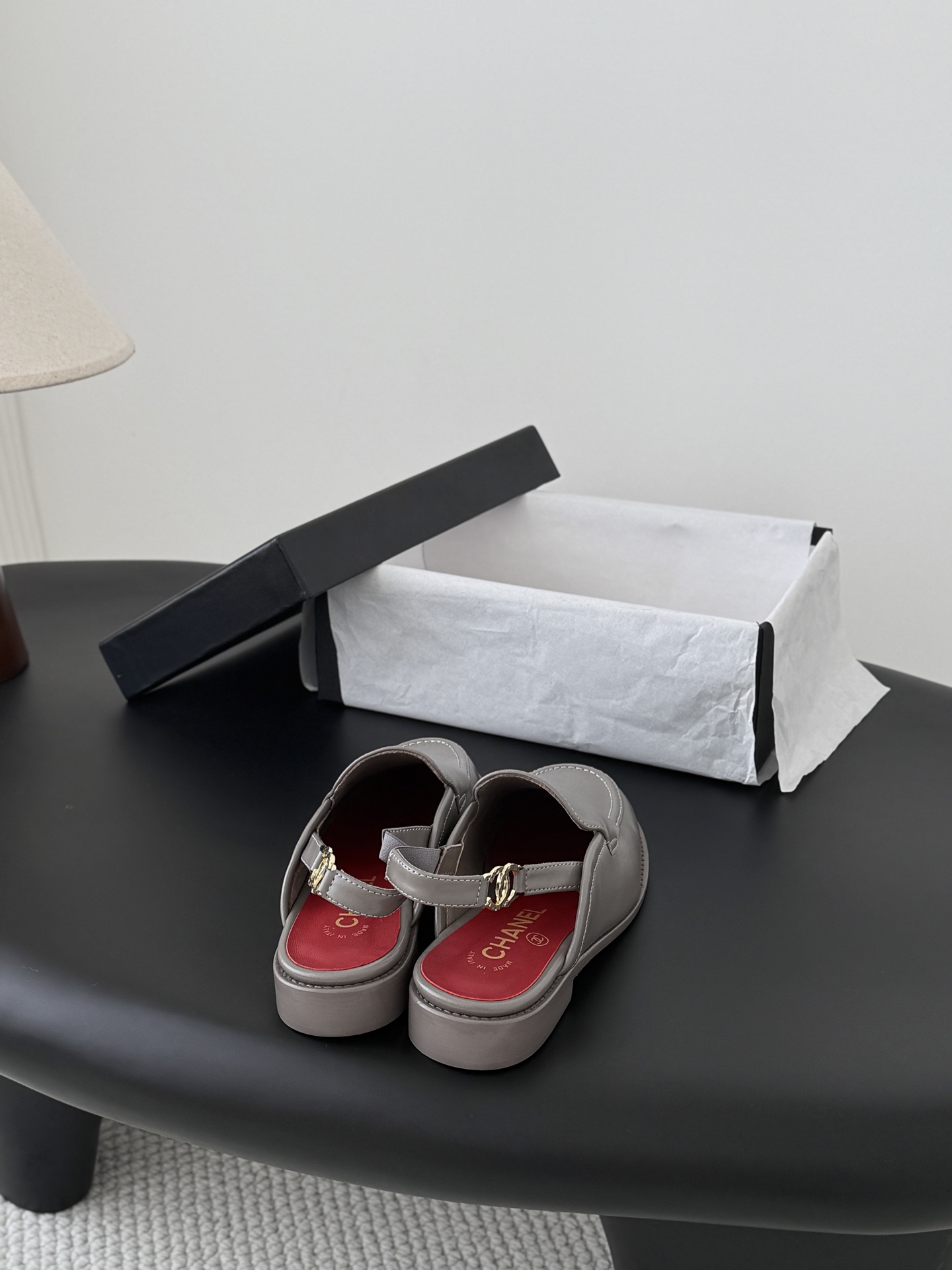 Chan 26ss slingback loafers