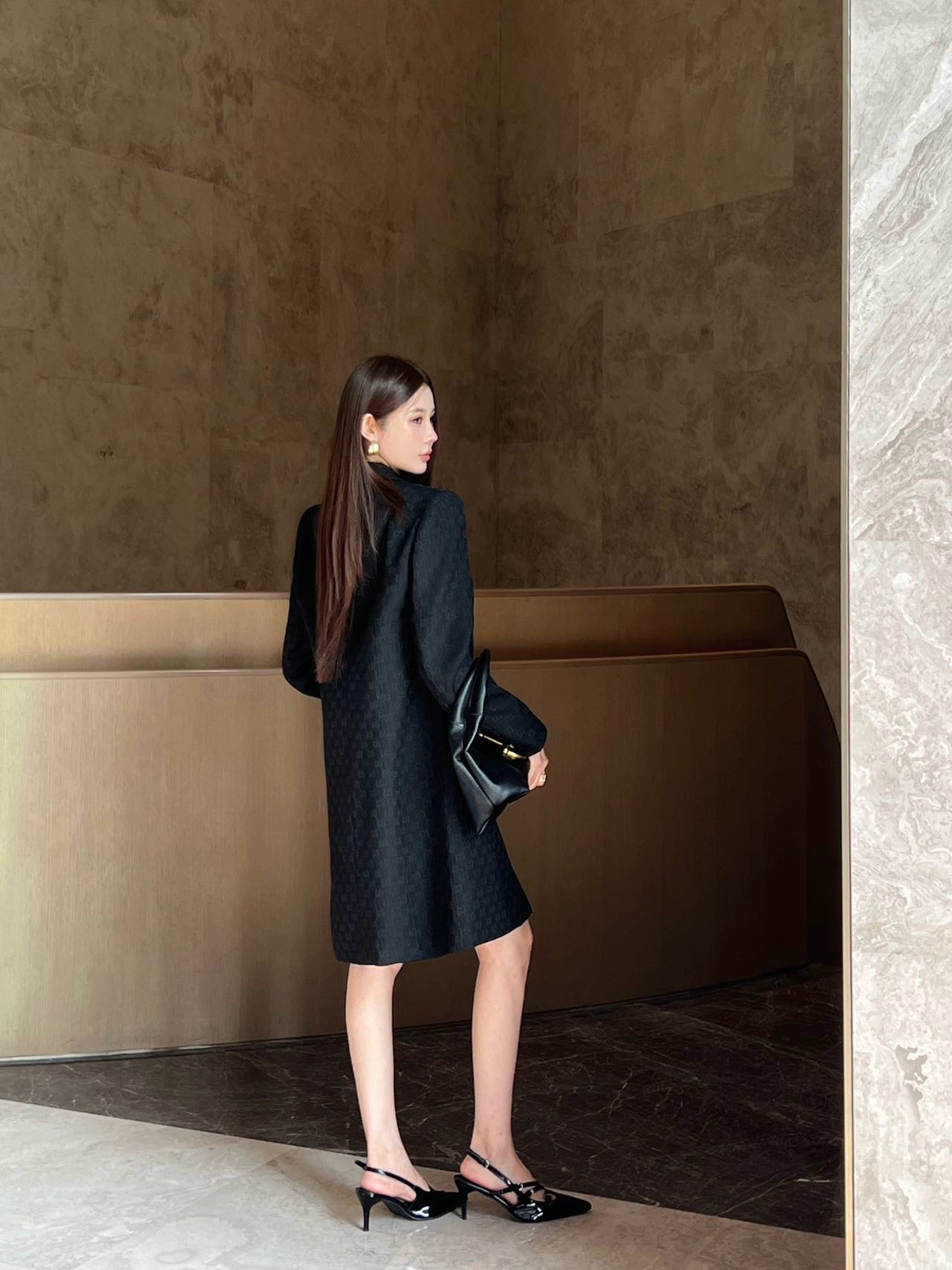 Guc 26fw long jacquard jacket