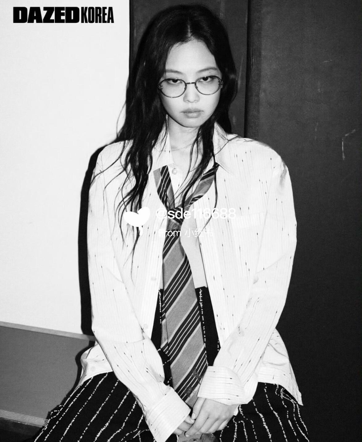Chan 26fw stripe jacquard shirt