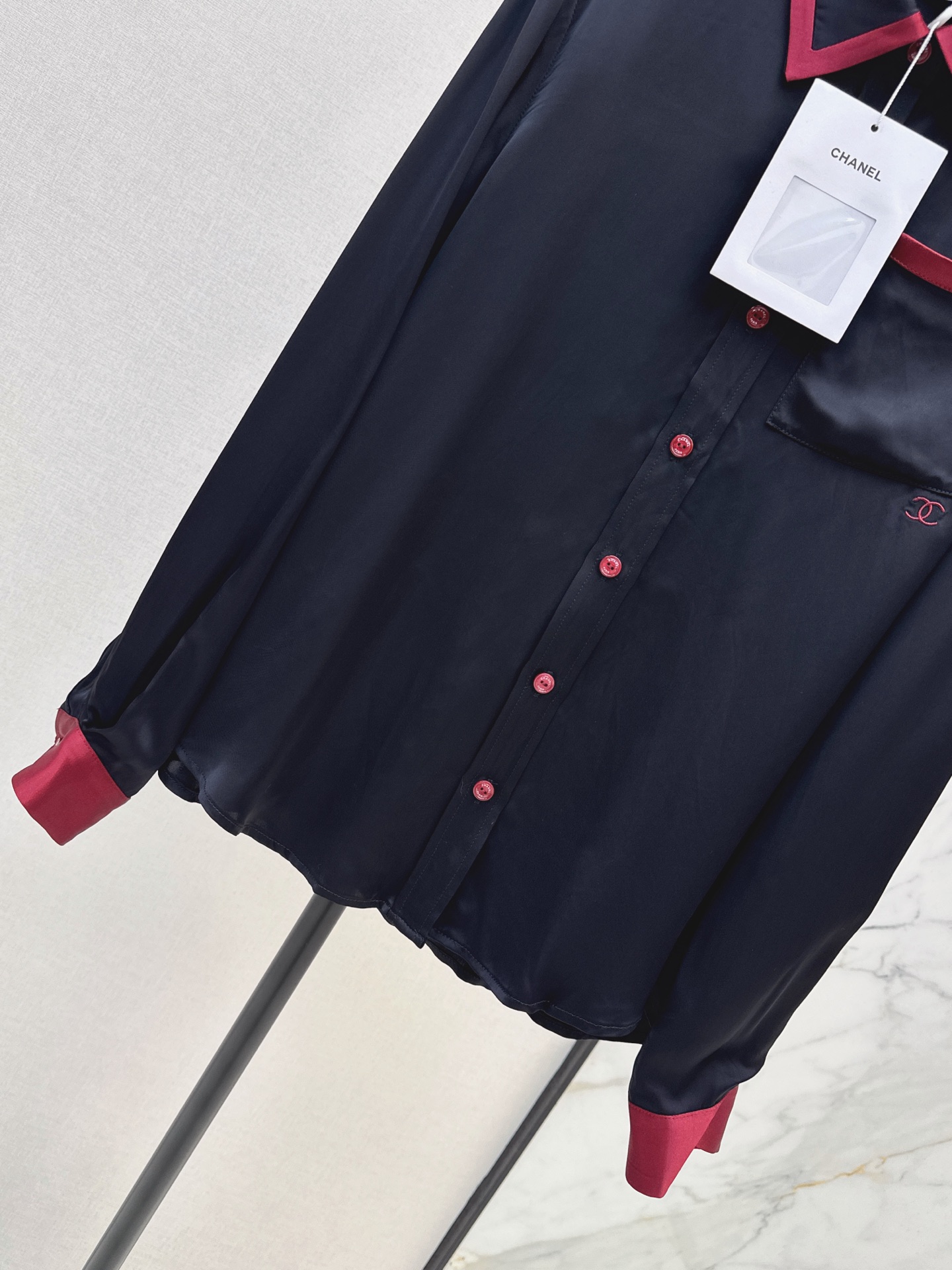 Chan 26fw silk shirt