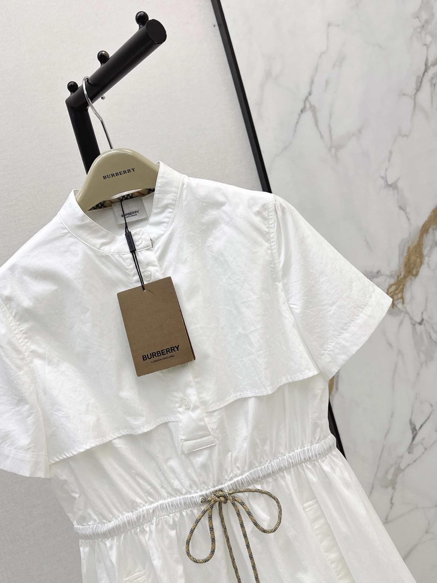 Brun 26fw drawstring dress