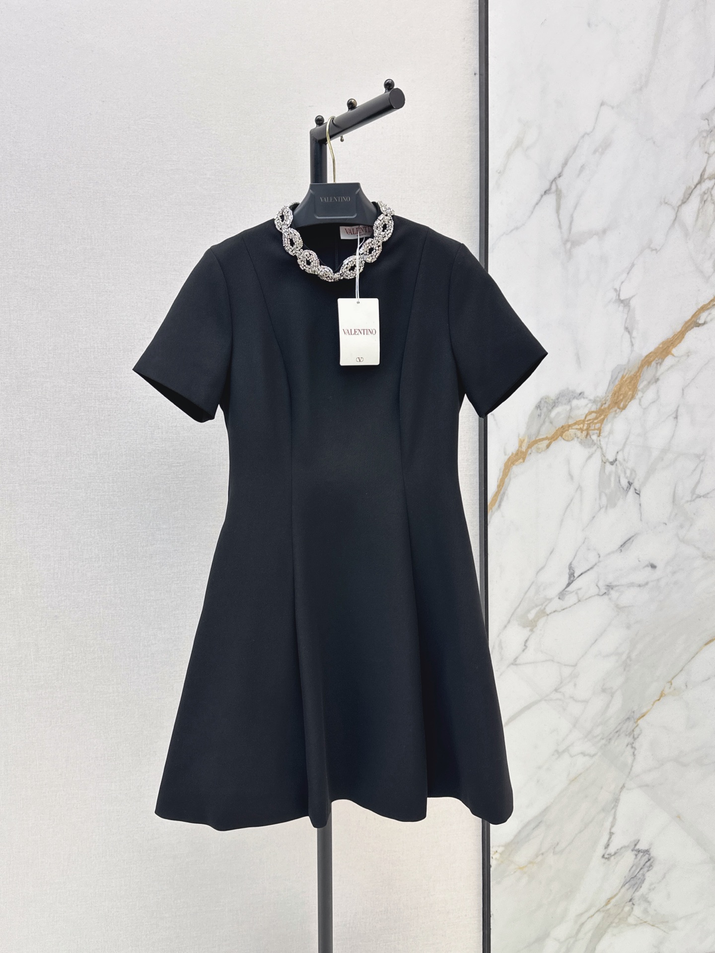 Valen 26fw rhinestone dress