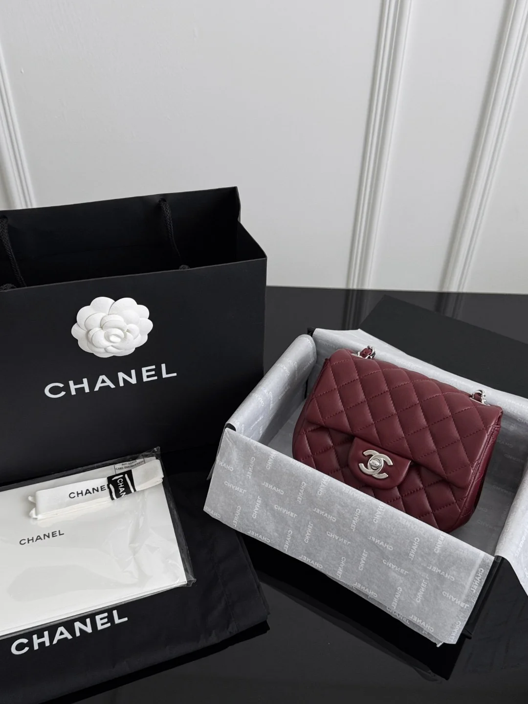 Chan cf17 chain shoulder bag