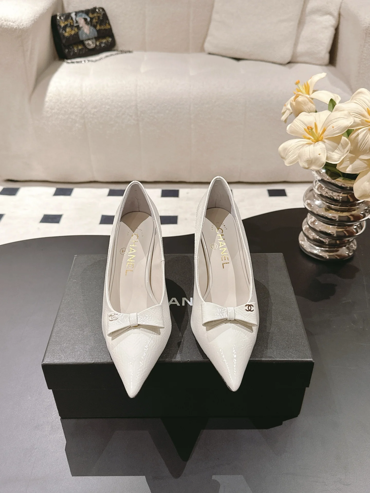 Chan 25fw pointed toe heeels