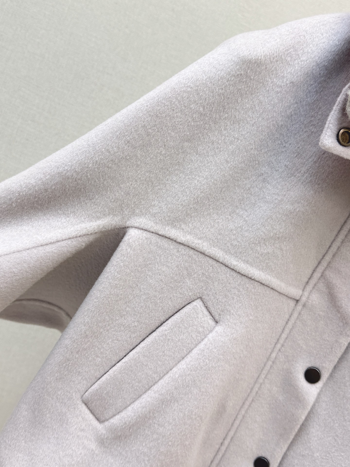Brun 26fw woolen cropped jacket