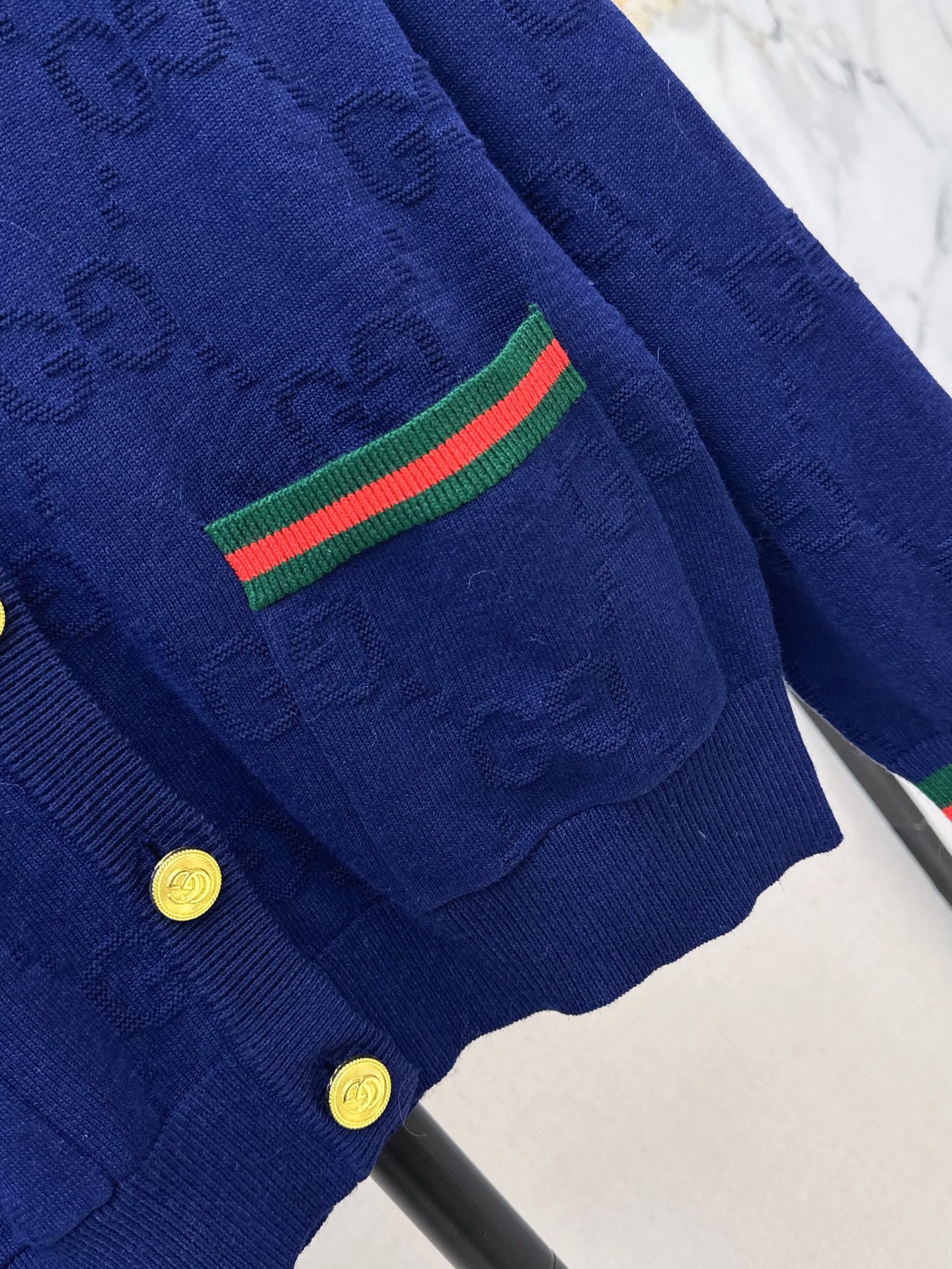 Guc 26fw hooded knit cardigan