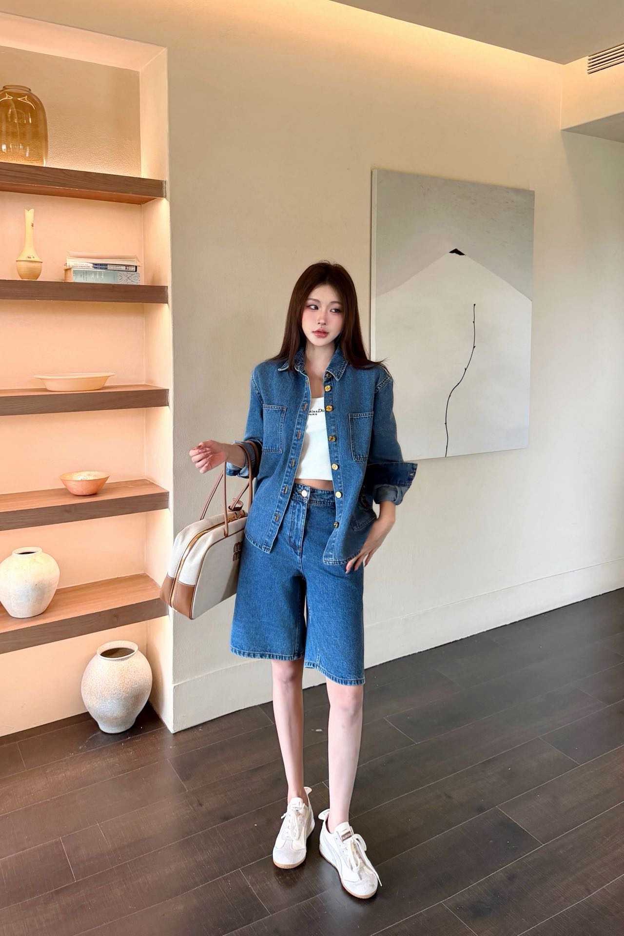 Chan 26fw denim shirt