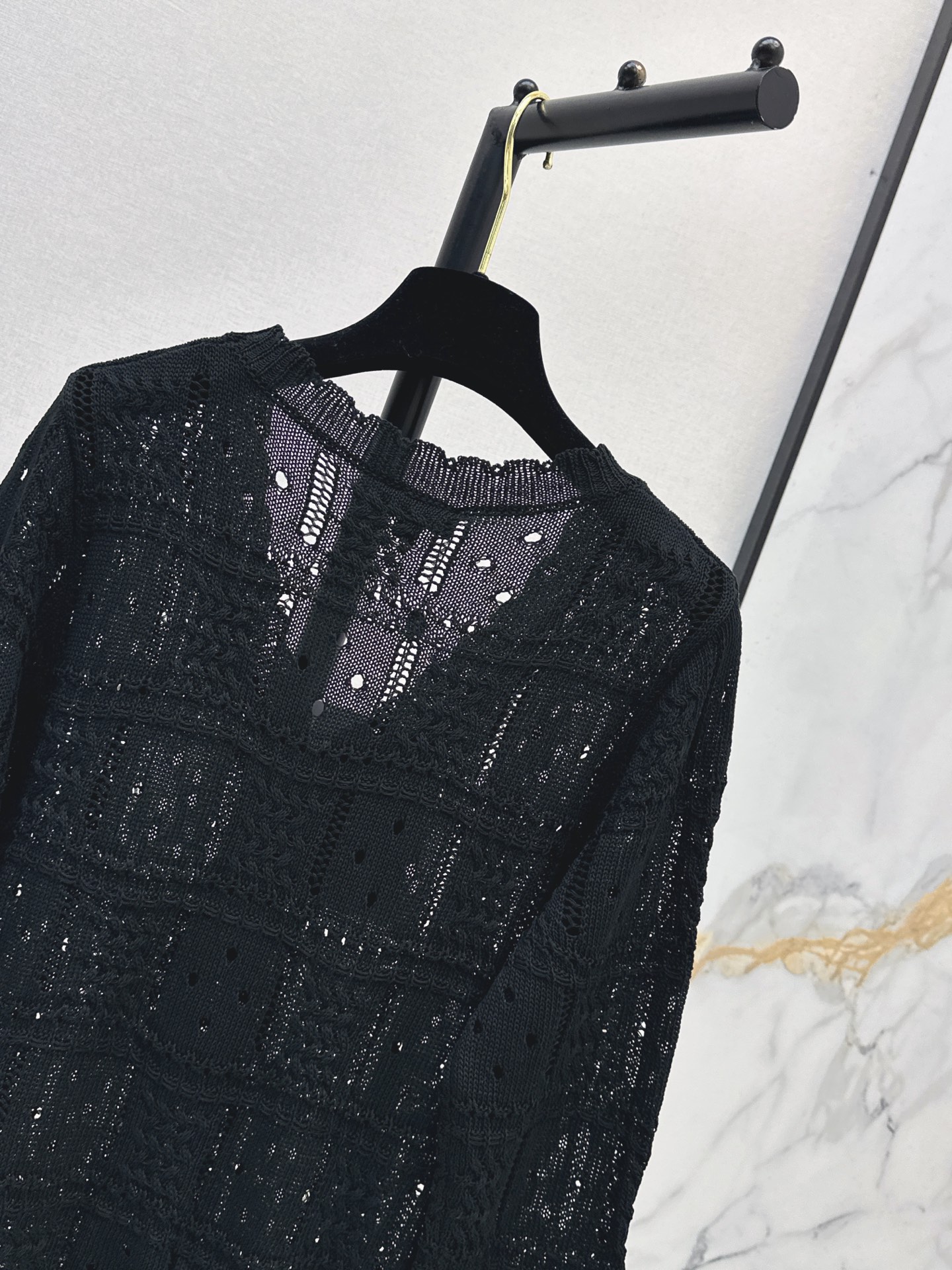 Chan 26fw jacquard knit cardigan
