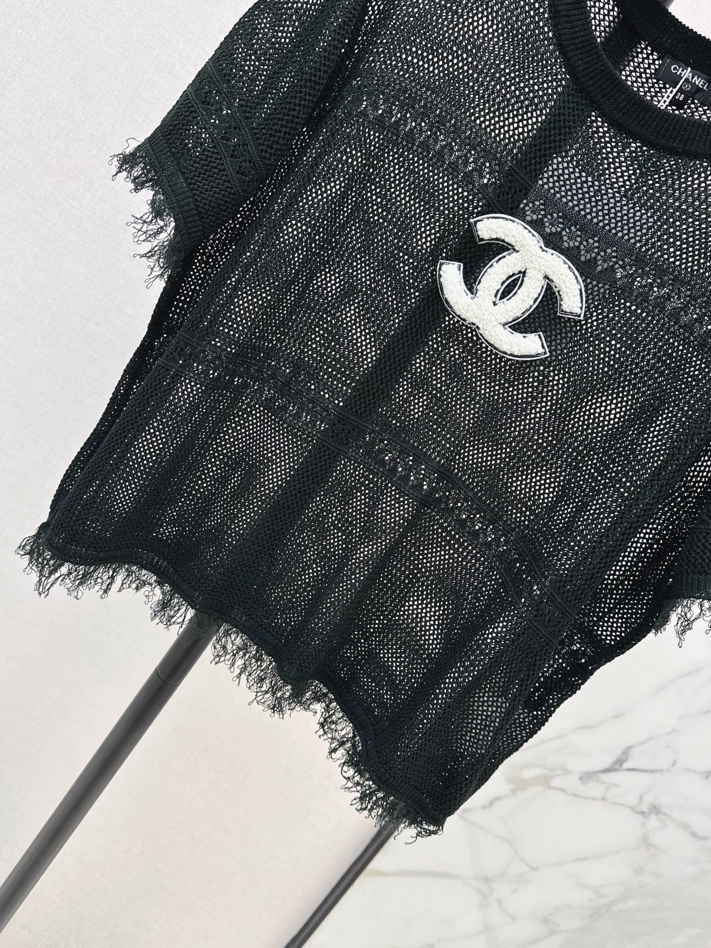 Chan 26fw hollow knitwear