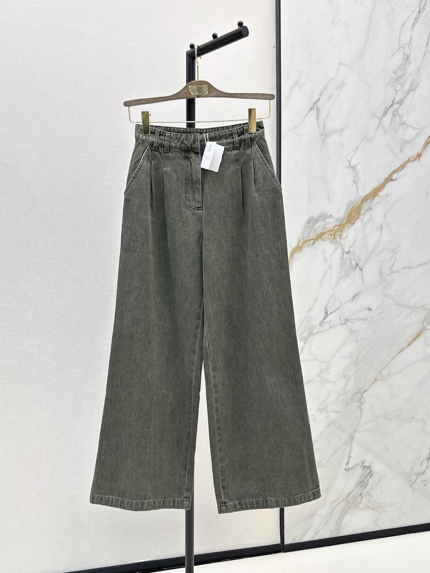 Brun 26fw straight-leg jeans