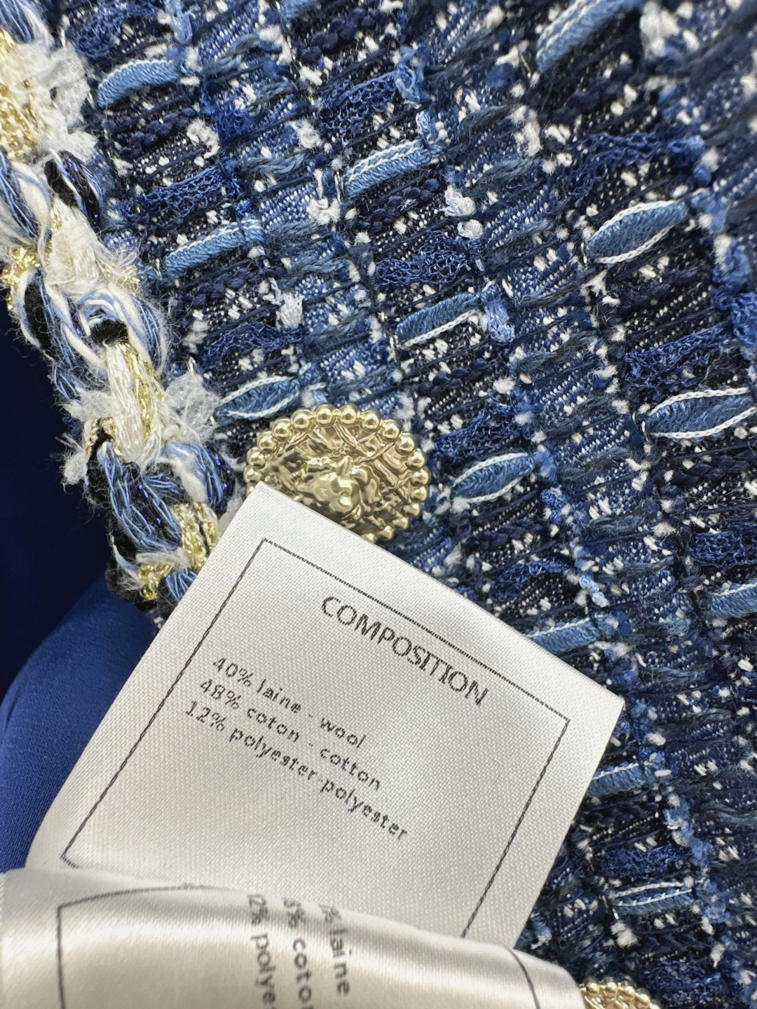 Chan 26fw Tweed Sleeveless Vest