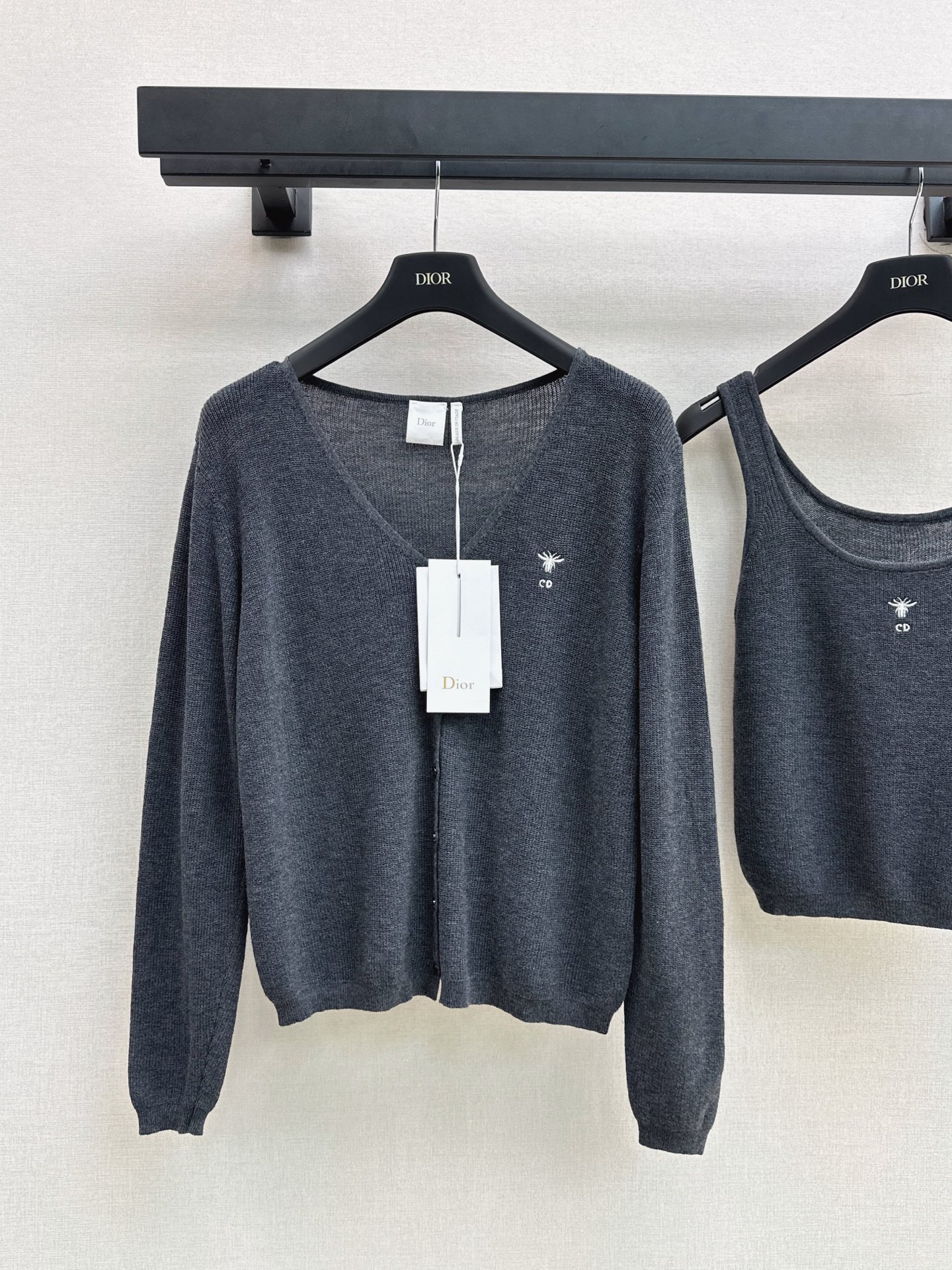 CD 26fw knit vest cardigan sets