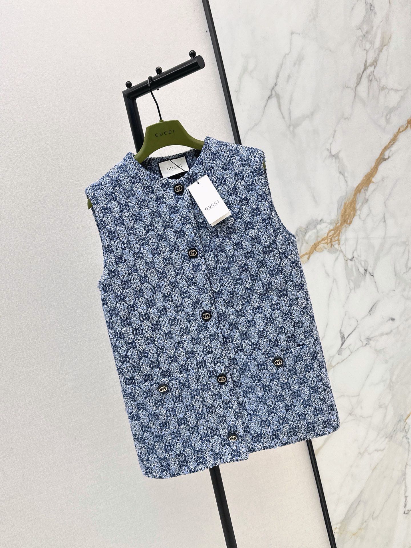 Guc 26fw tweed vest