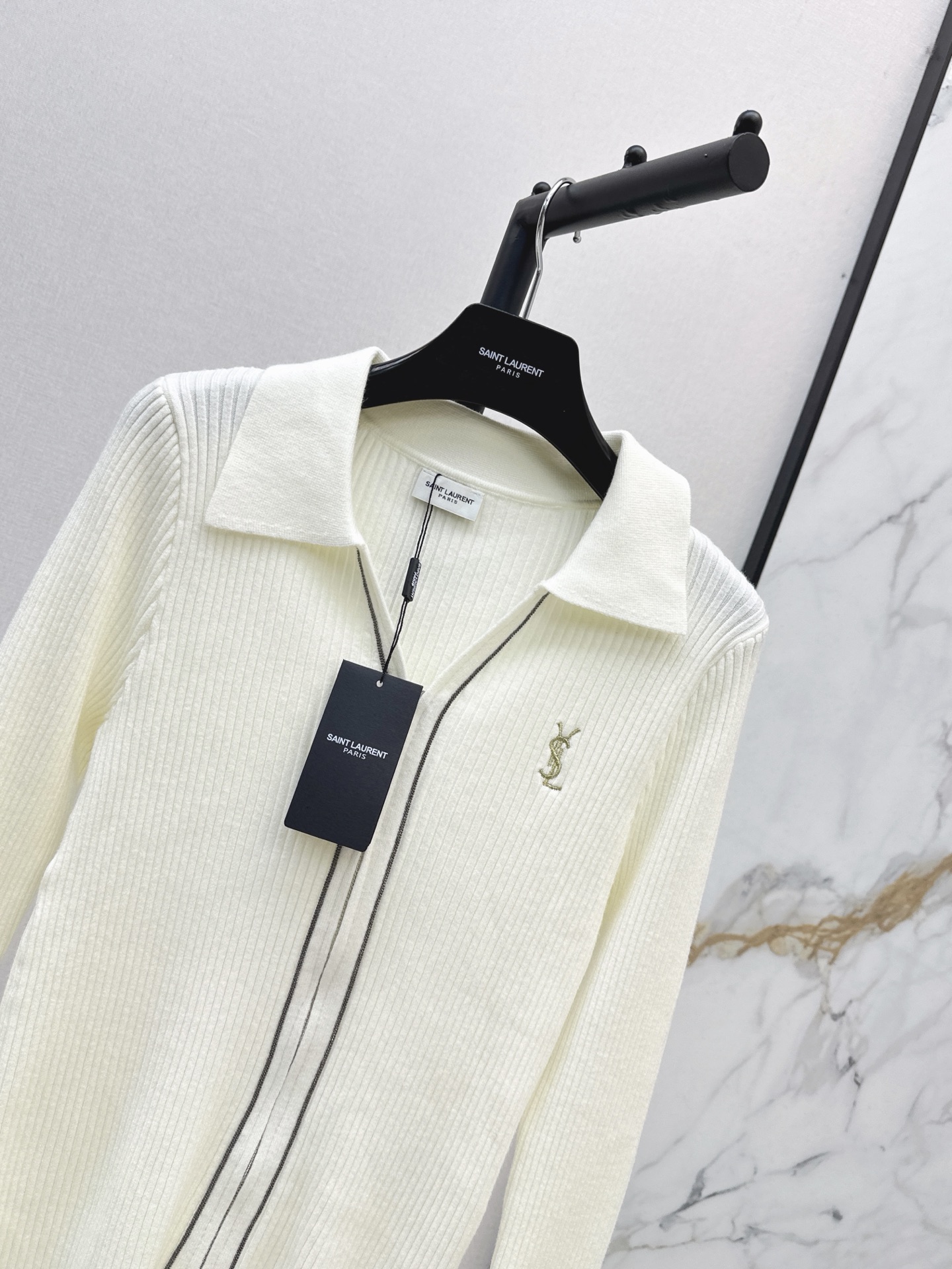 Sain 26fw slim-fit knit cardigan