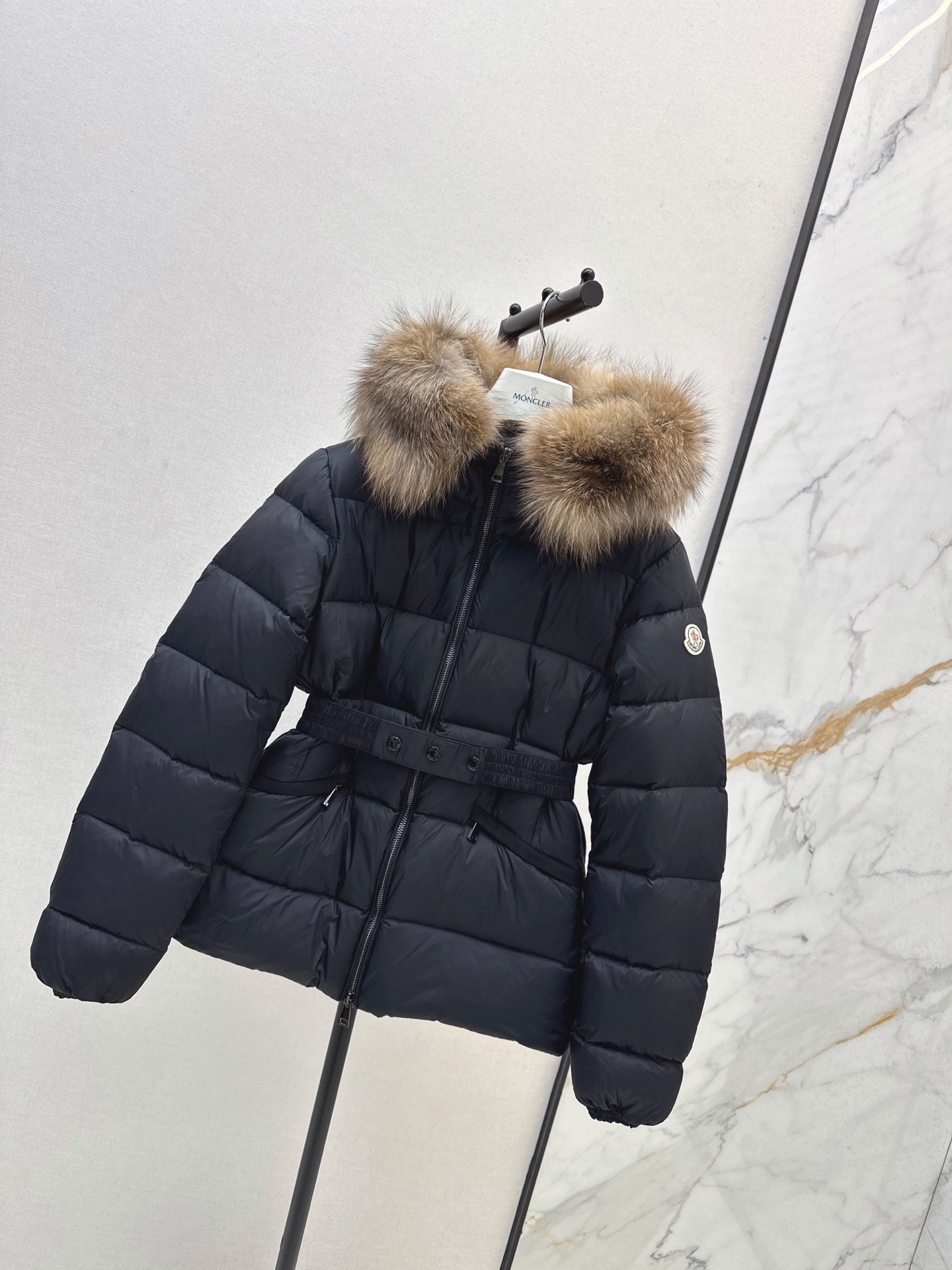Monc 26fw hooded down jacket