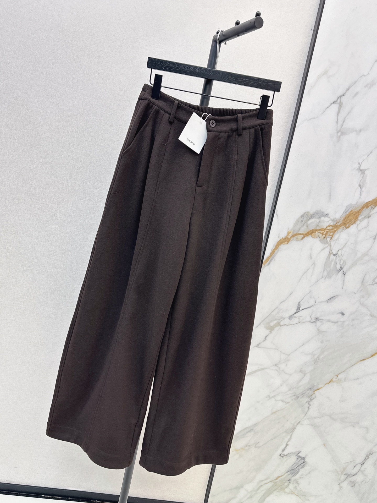 Brun 26fw heavyweight wide-leg pants sets