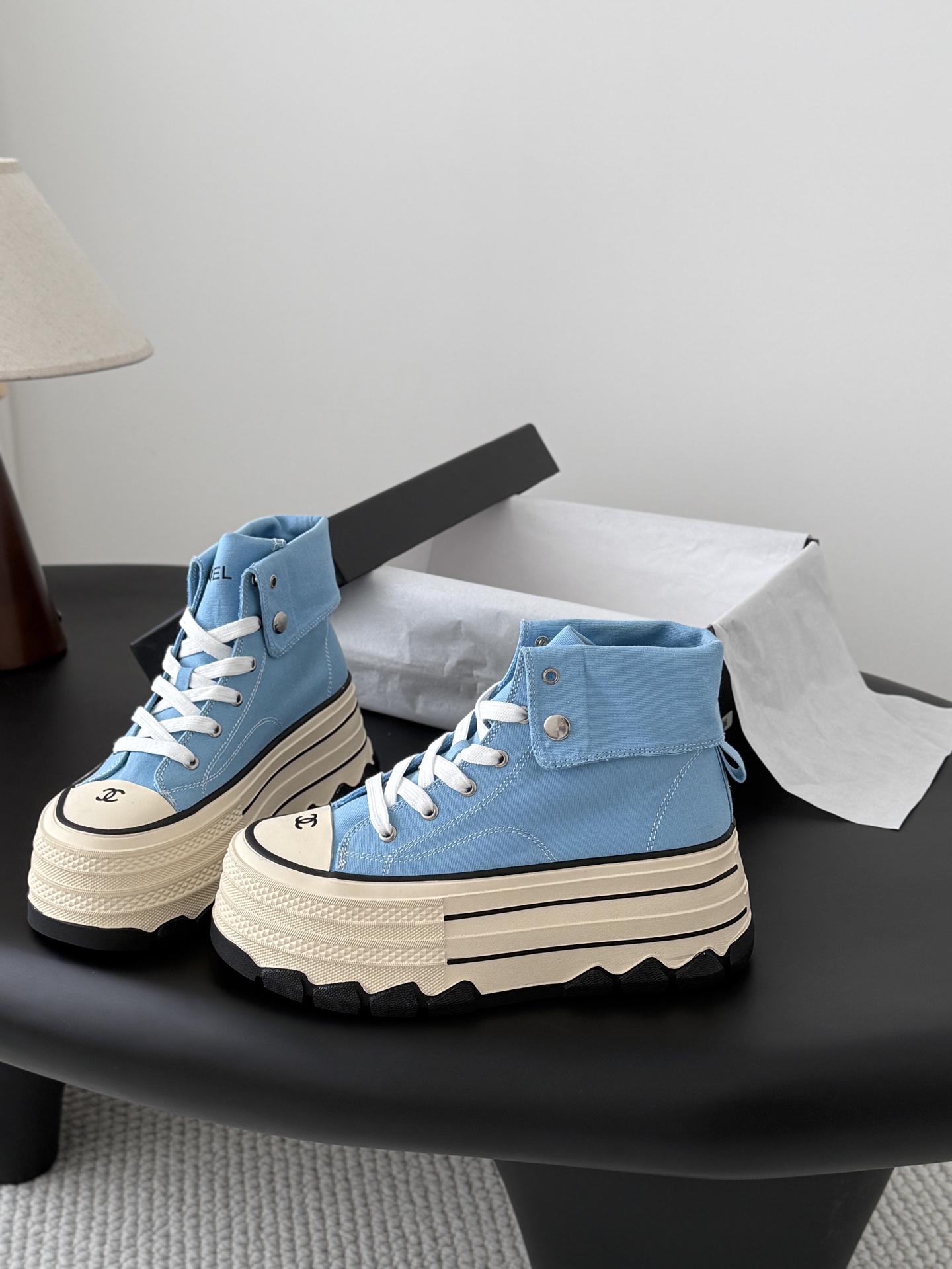 Chan 26ss thick canvas shoes