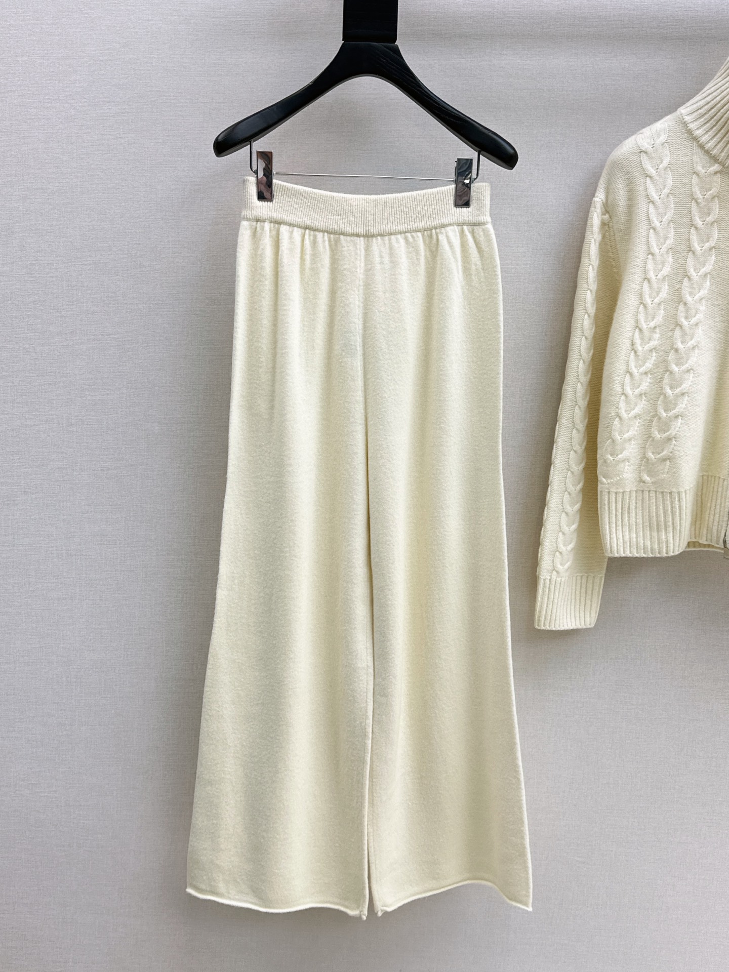 Max 26fw jacquard knit cardigan pants sets