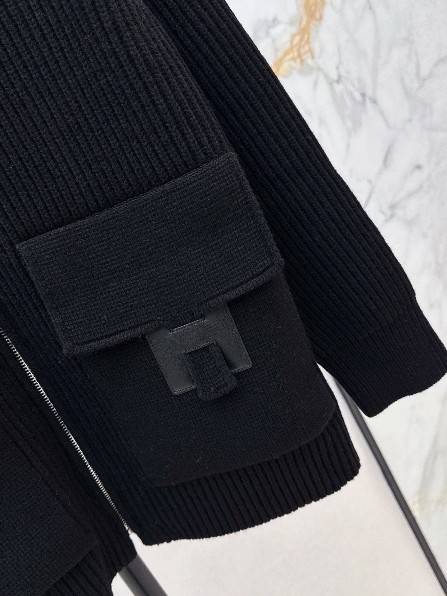 Her 26fw wool knit jacket