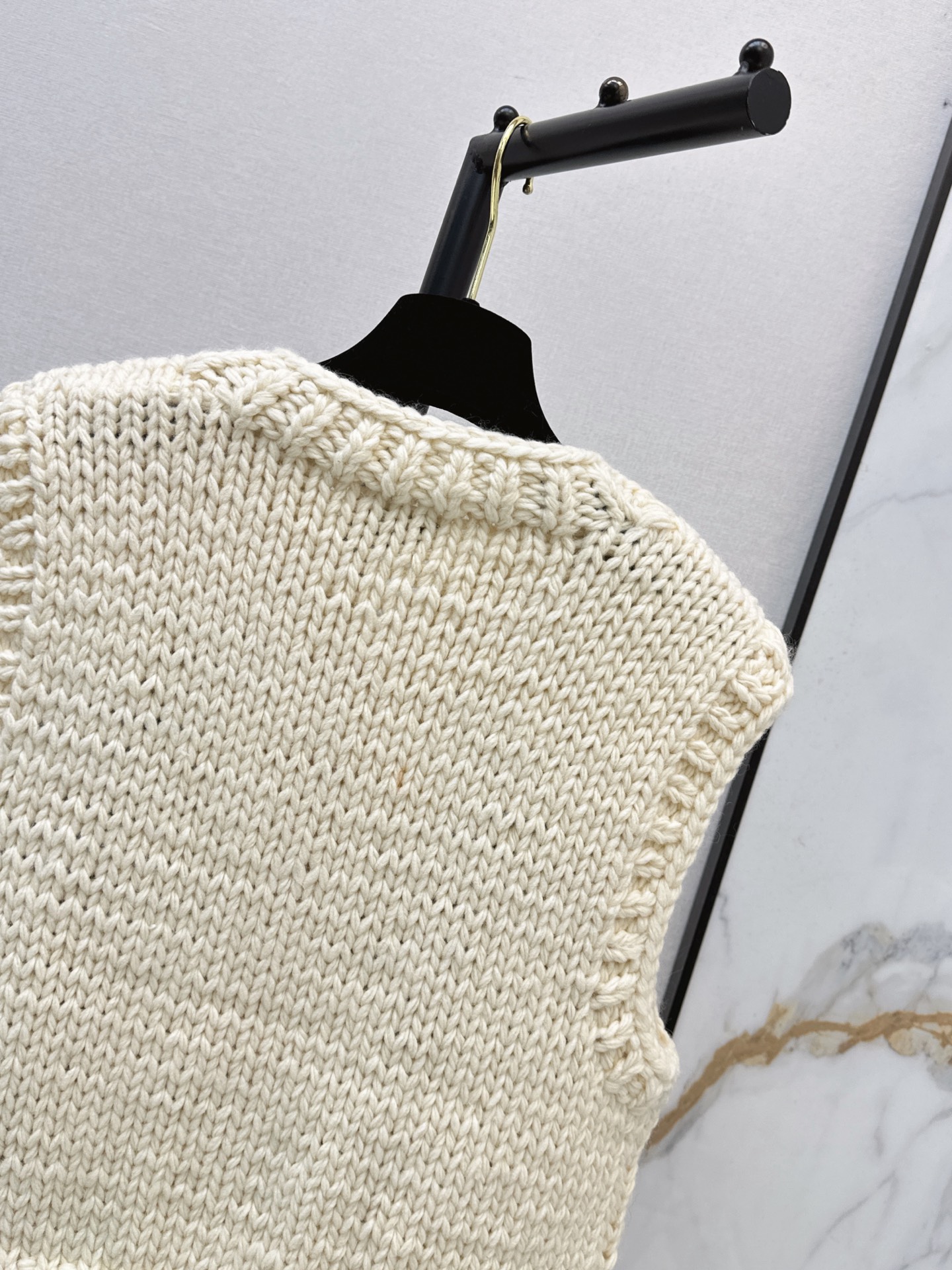 Chan 26fw jacquard knit vest