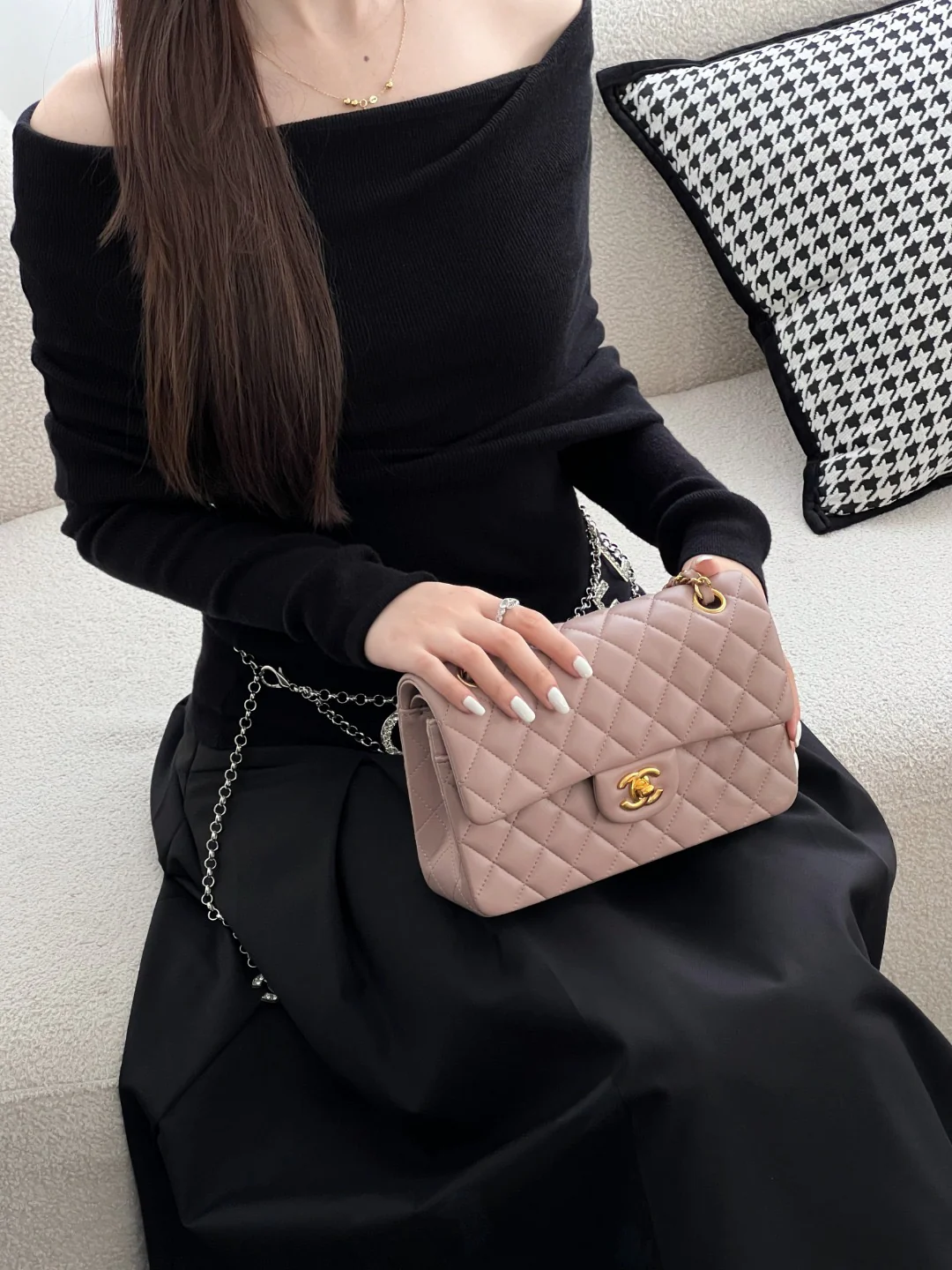 Chan cf23 chain shoulder bag
