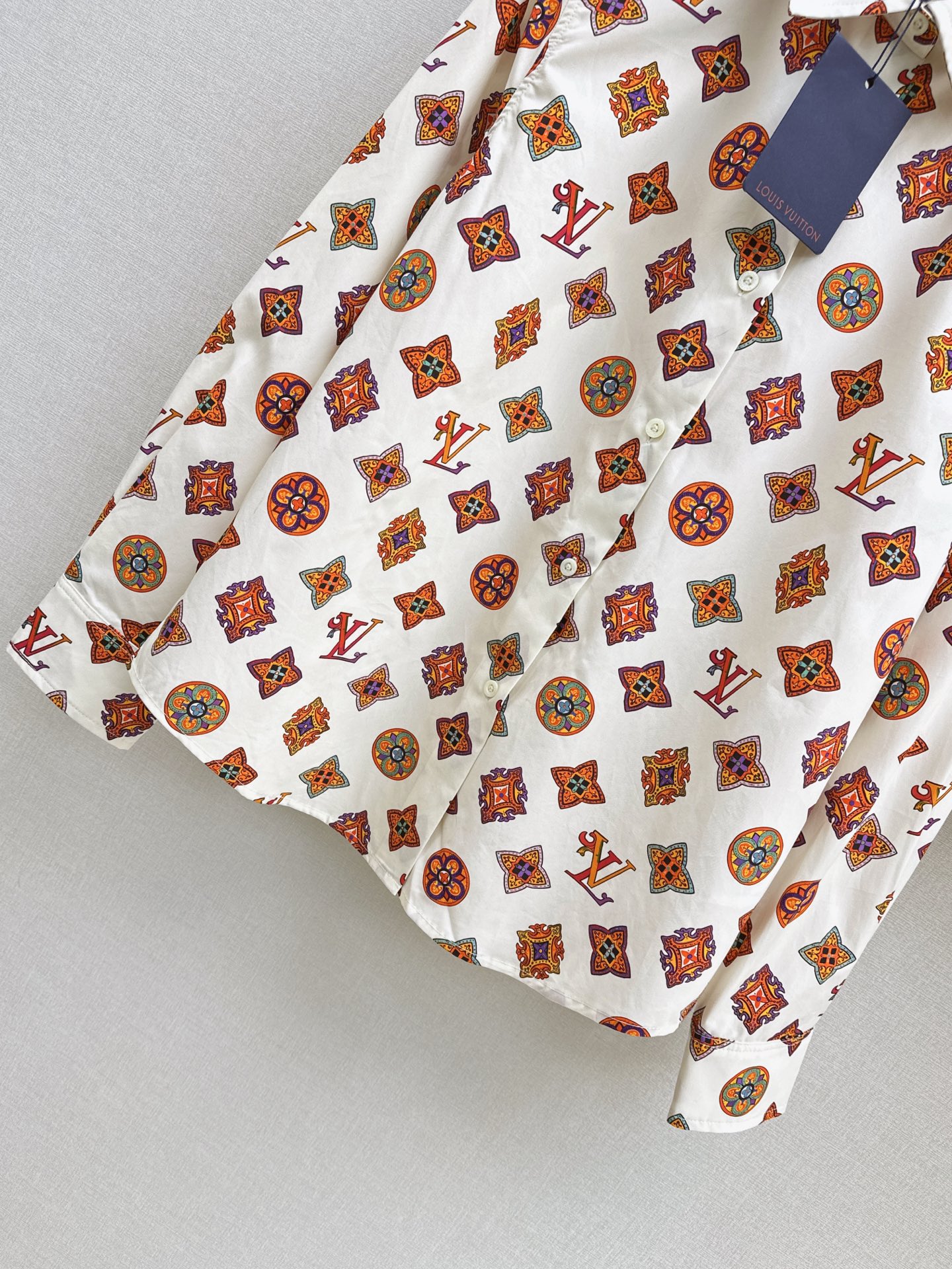 Loui 26fw print shirt skirt sets