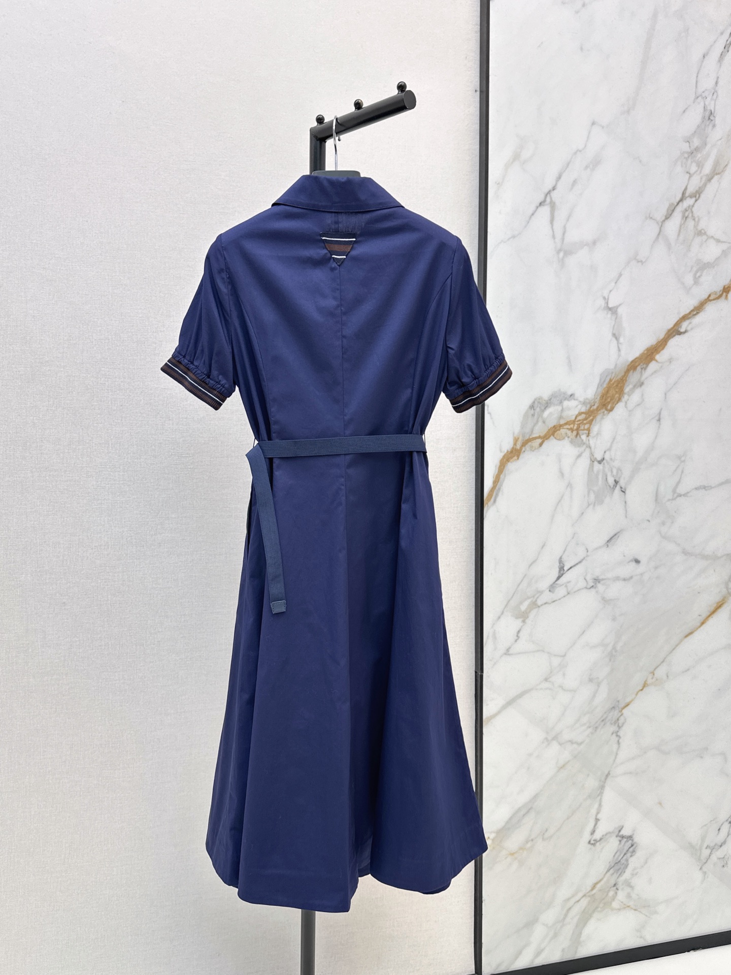 Pra 26fw belted shirt dress