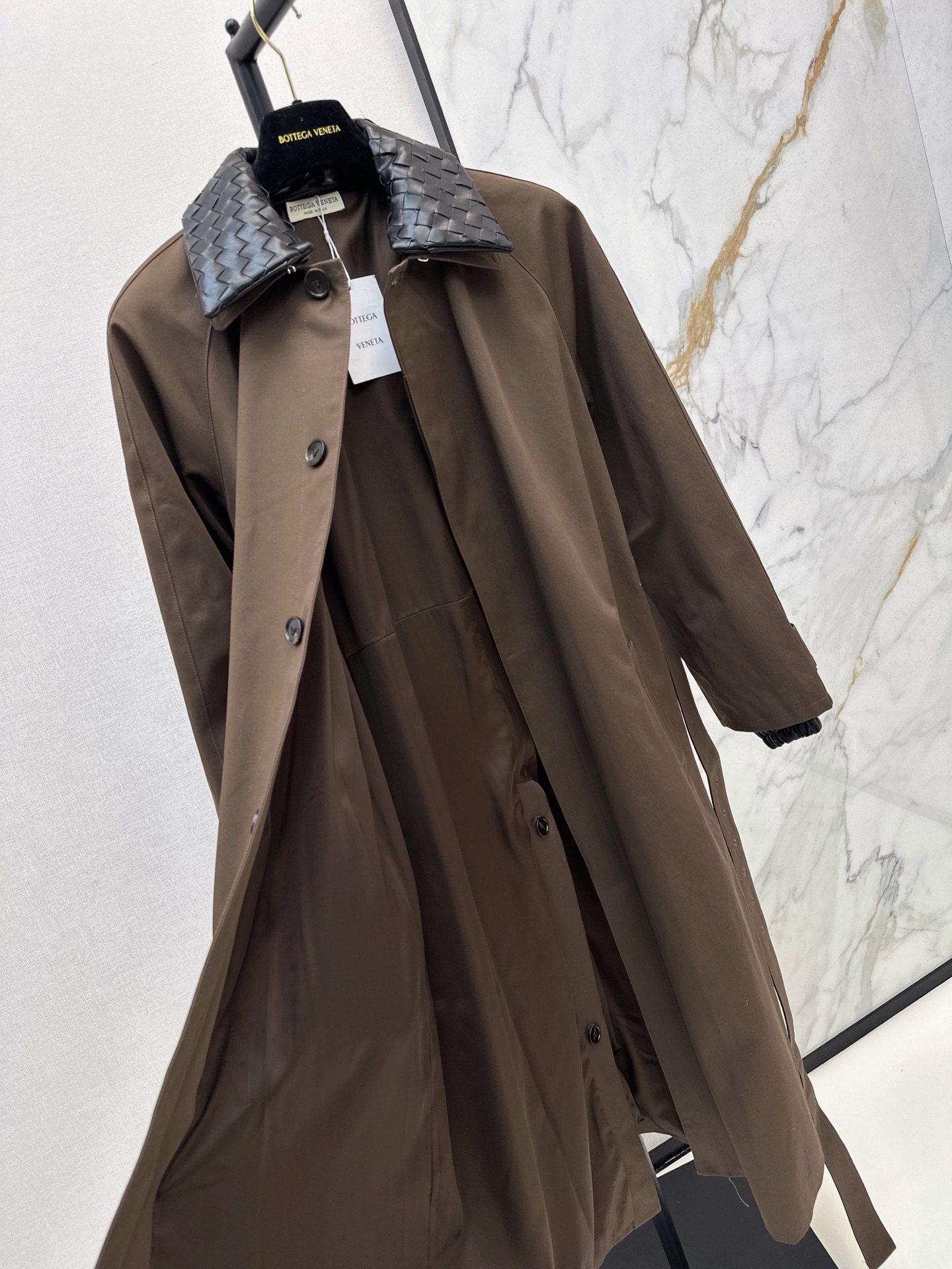 Bott 26fw woven collar trench coats