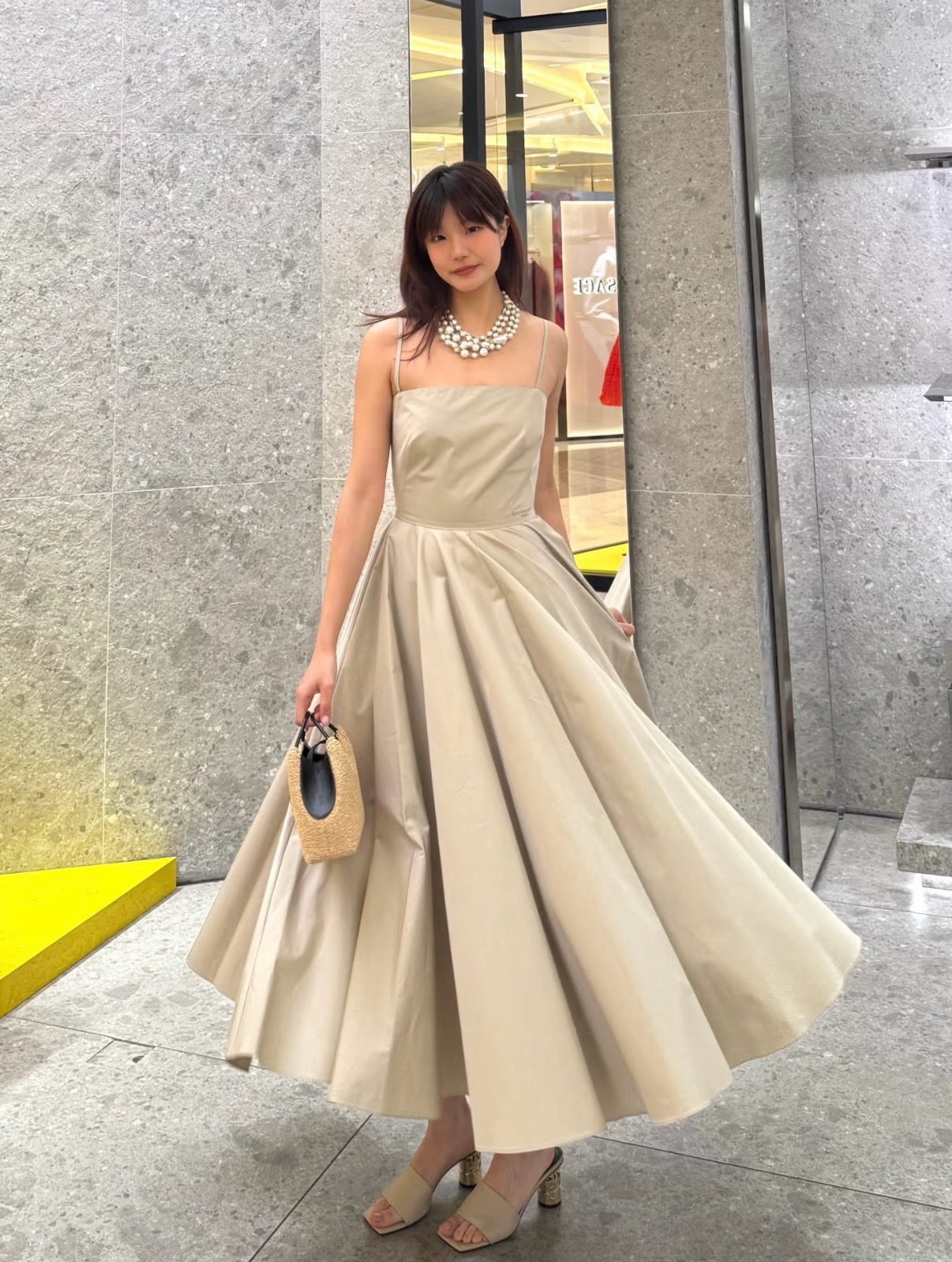 Giv 26ss slip dress