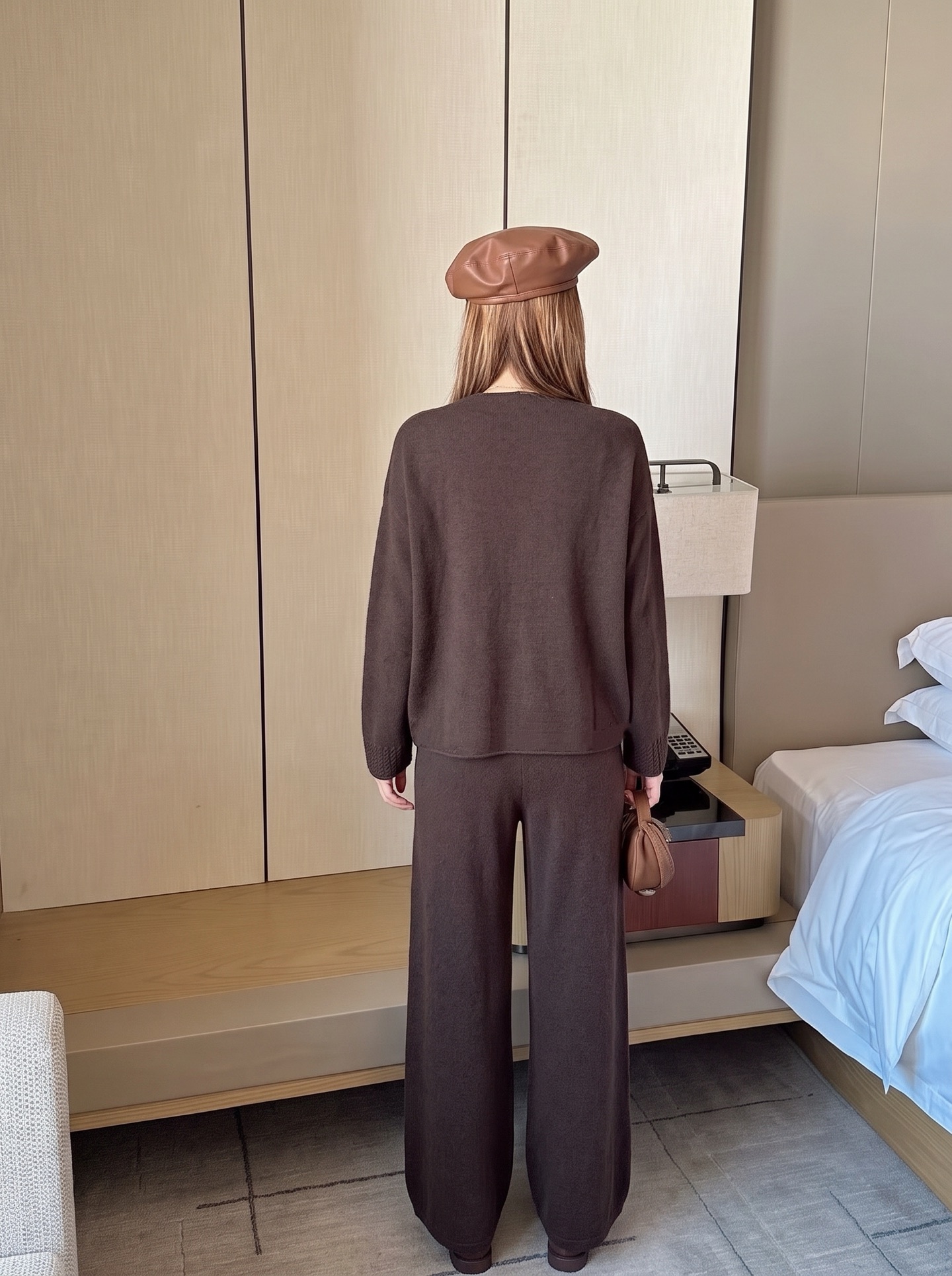 Row 26fw wool sweater pants sets