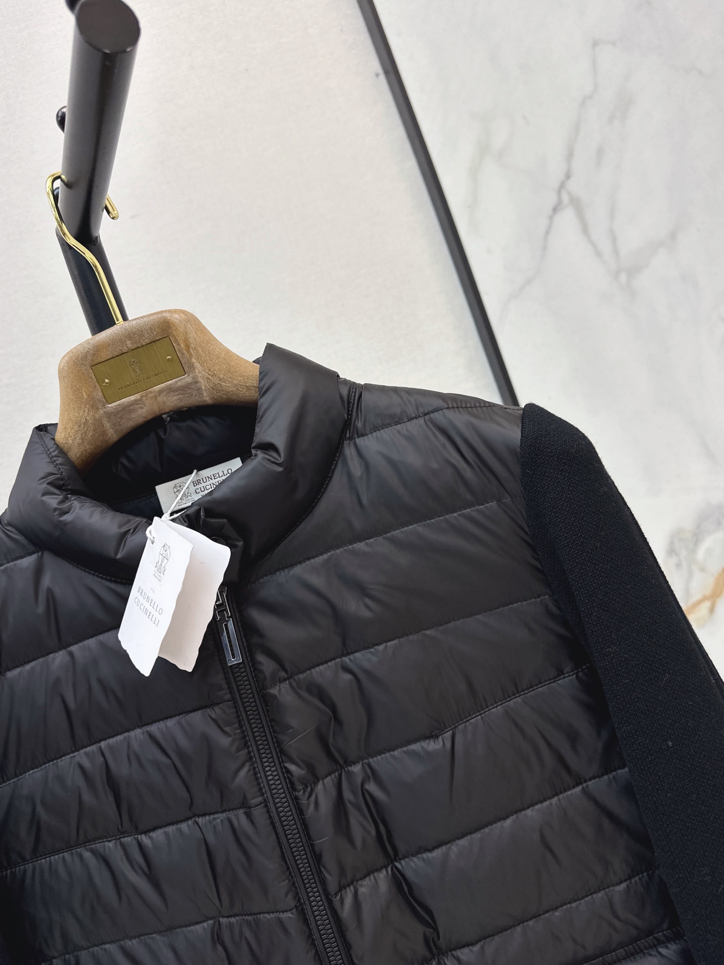 Bun 26fw knit contract down jacket