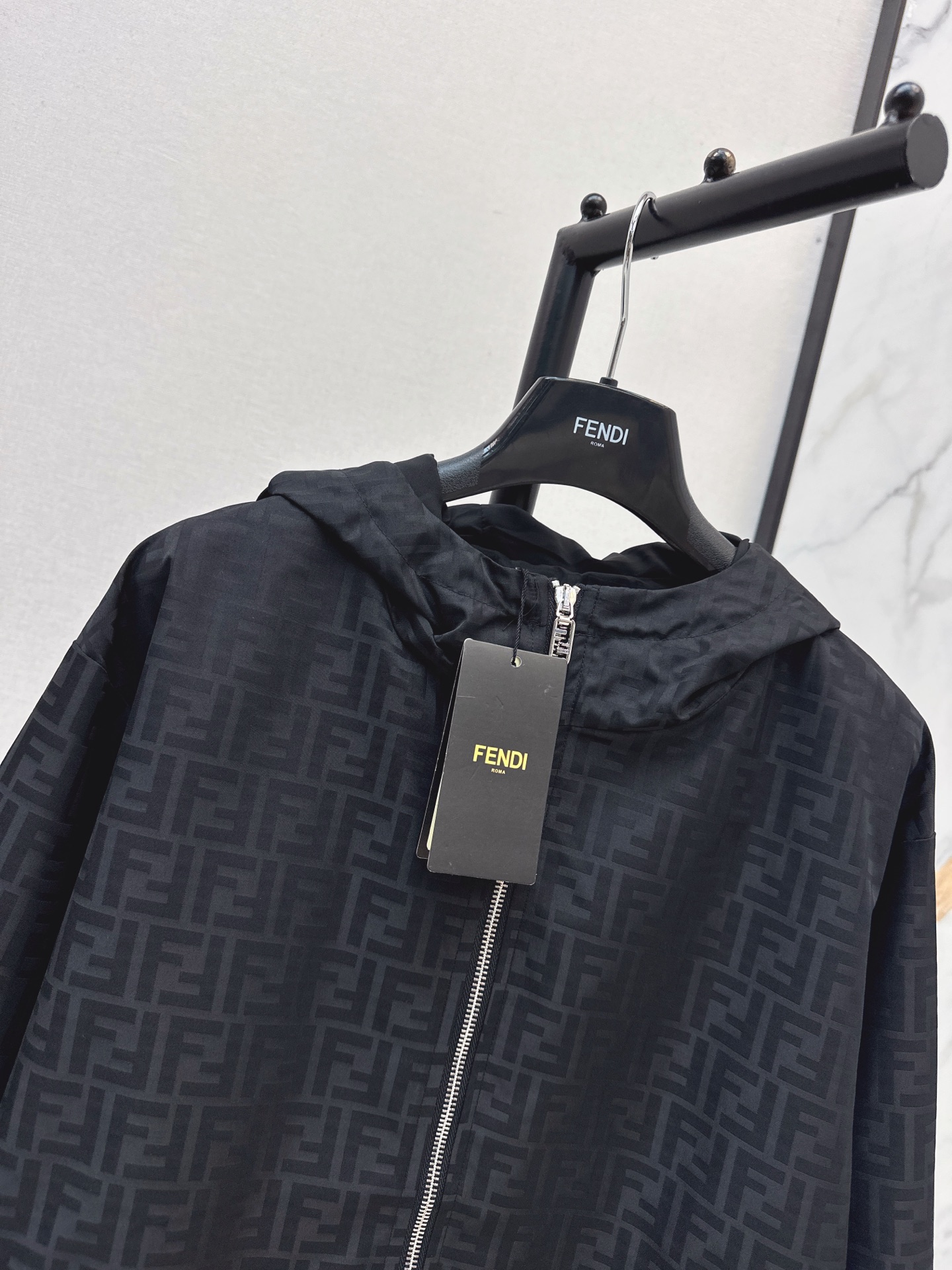Fen 26fw jacquared hooded jacket