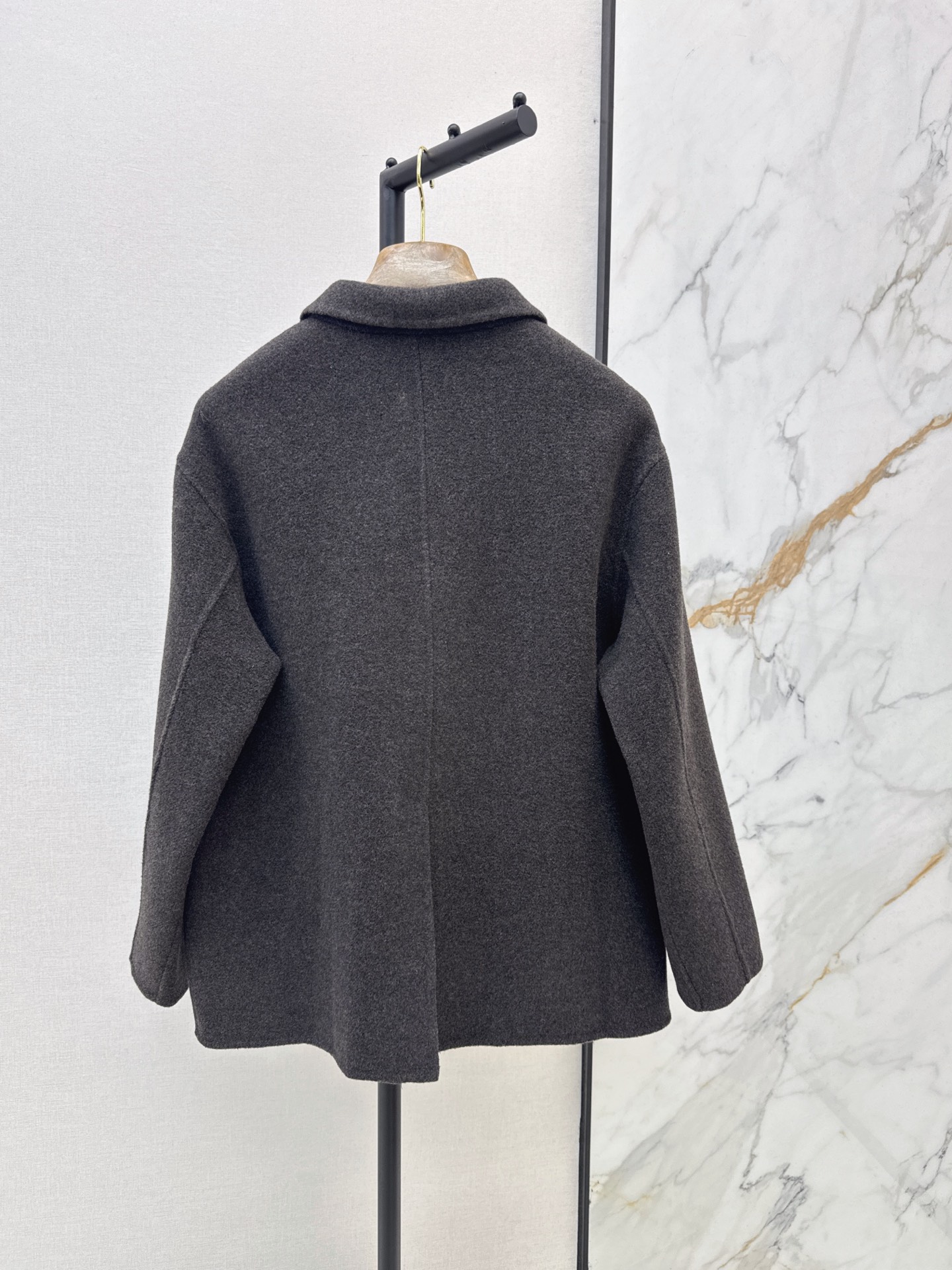 Brun 26fw woolen collared jacket