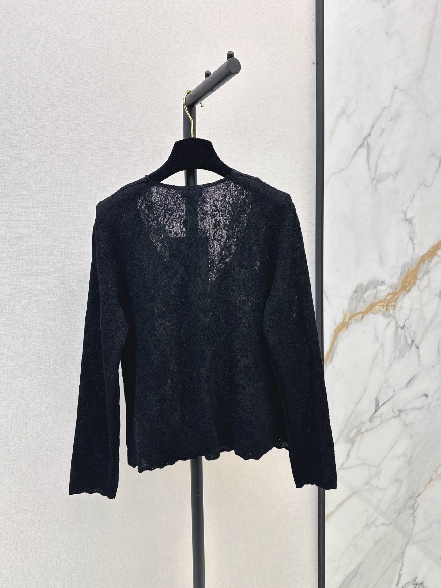 Chan 26fw lace jacquard basic tee