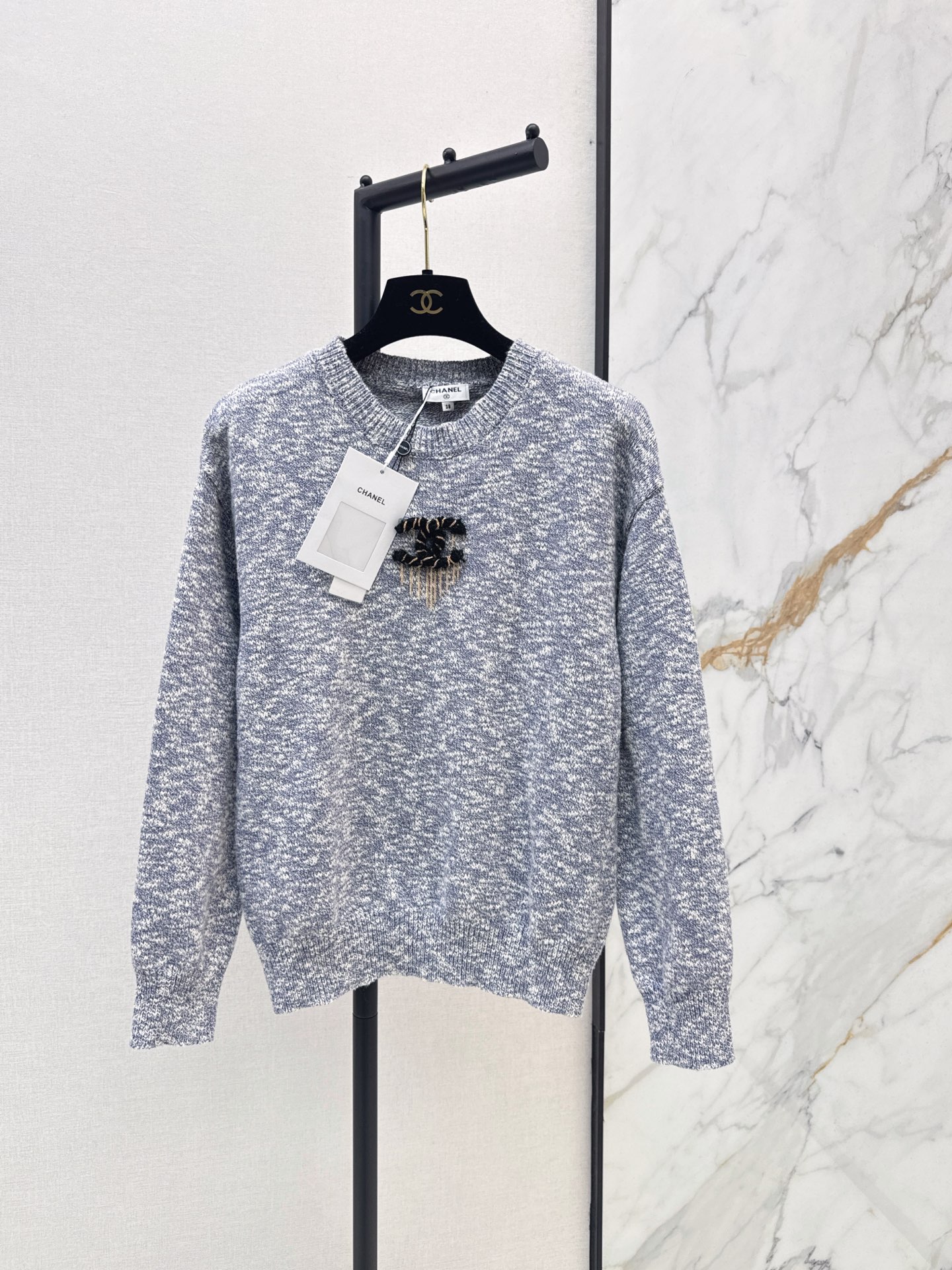 Chan 26fw embroidery sweater